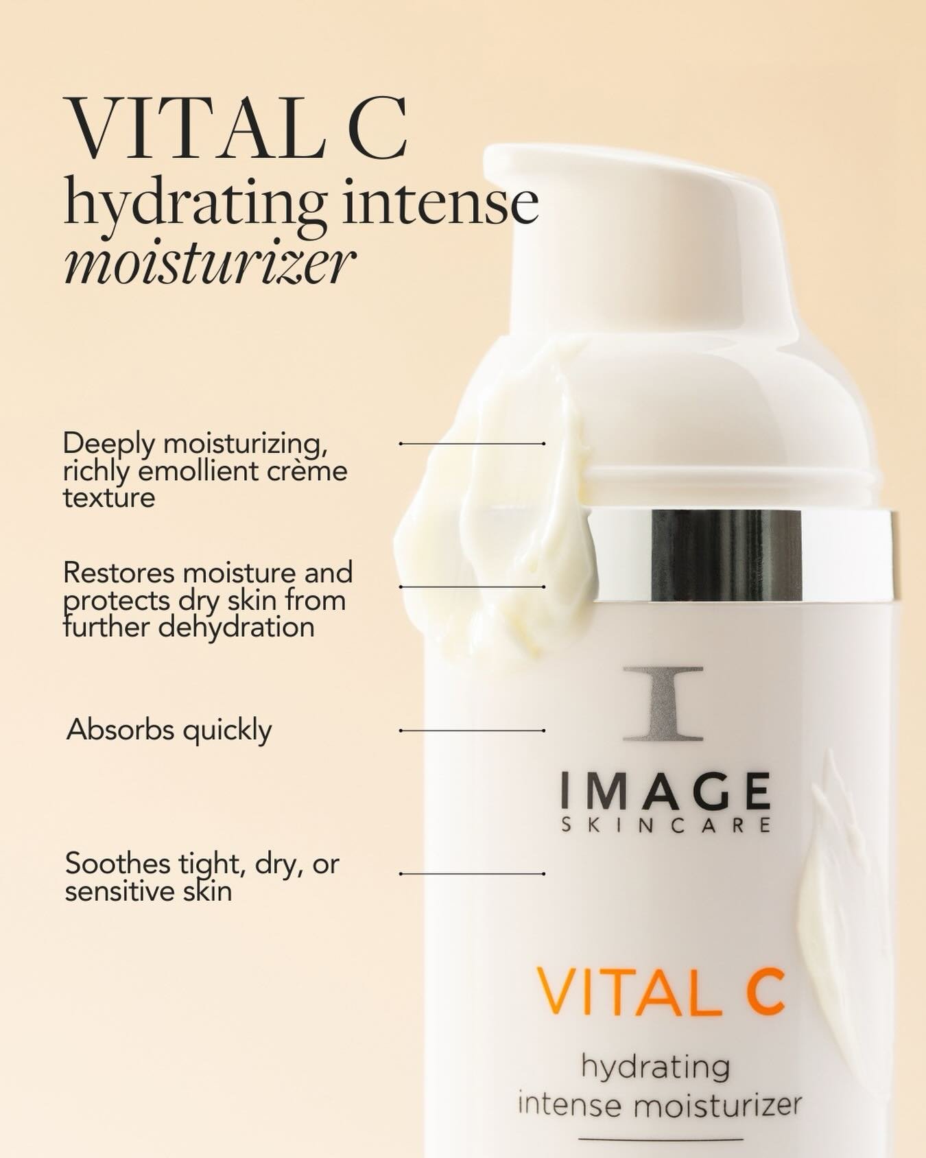 Meet Your Perfect Match: VITAL C hydrating intense moisturizer 🧡

For skin that craves deep nourishment, this is the one. Our most emollient VITAL C moisturizer delivers vitamin C, hyaluronic acid, and peptides in a formula that progressively replen