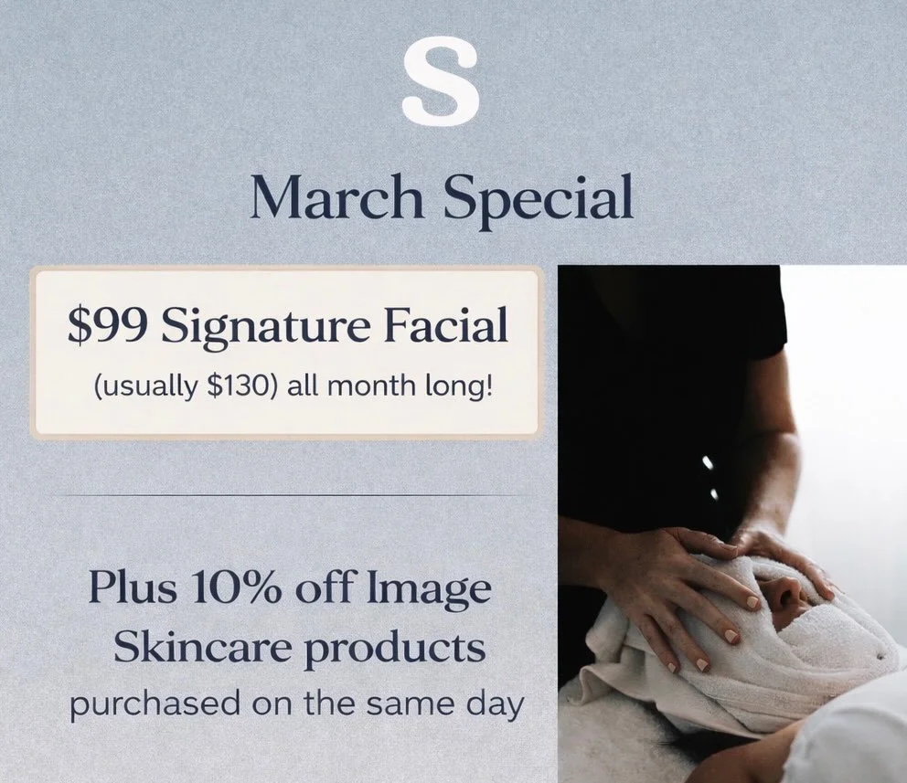 March at Smooth Escape 🤍

Your favourite Signature Facial is just $99 (usually $130) for the entire month of March ✨

This is your time to reset your skin, relax your mind and glow into the new season.

And because we&rsquo;re feeling generous&helli