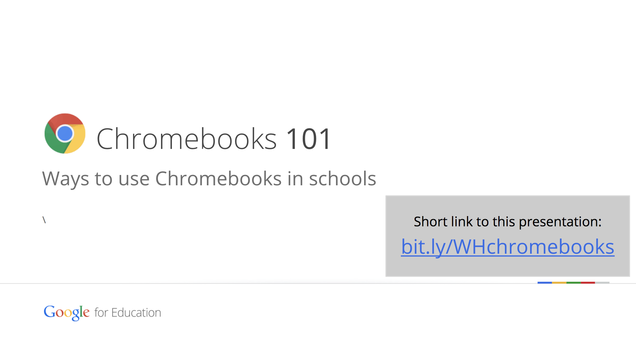  Chromebooks PD Click here for more info  