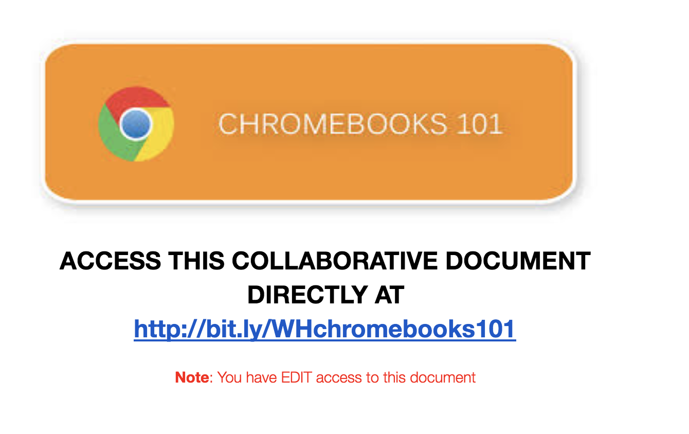   Collaborative Notebook - Chromebooks PD (2017) Click here for more info  
