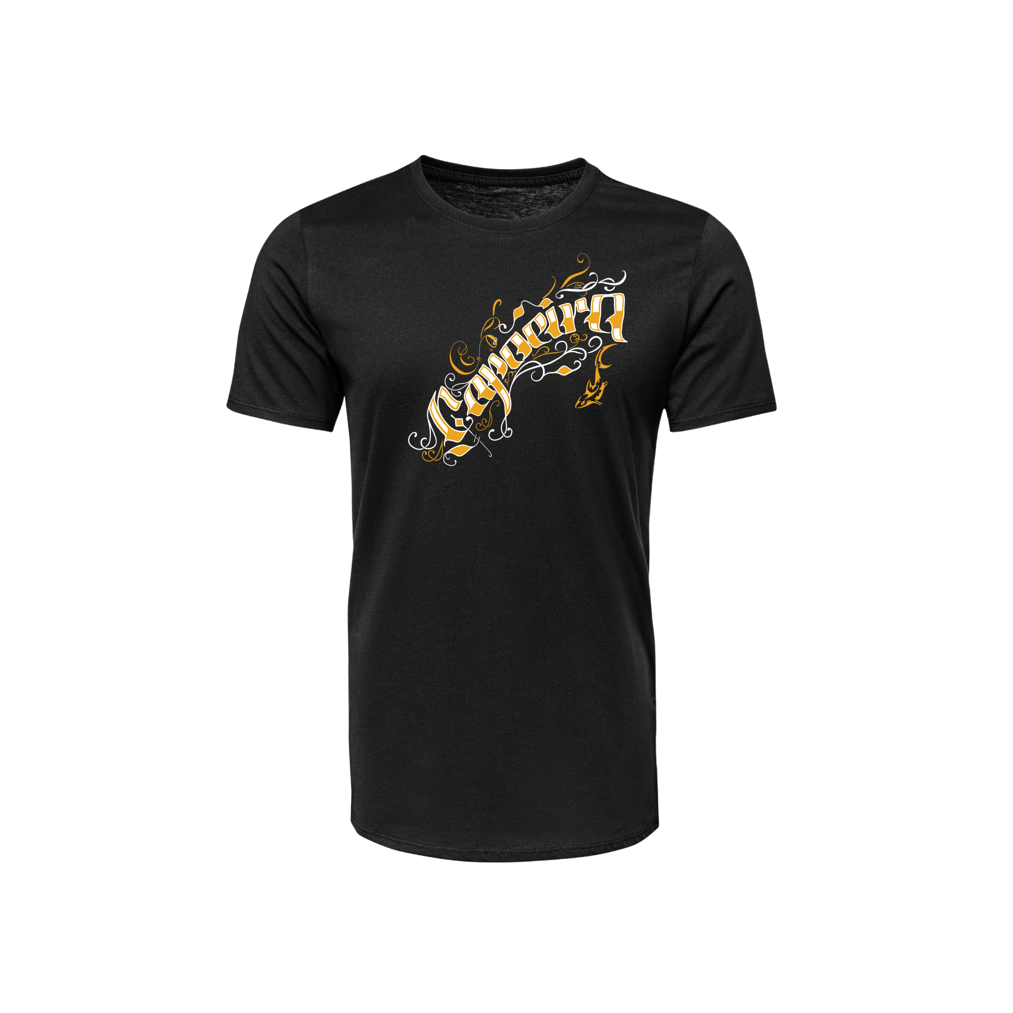 Black Tshirt - Capoeira Gold
