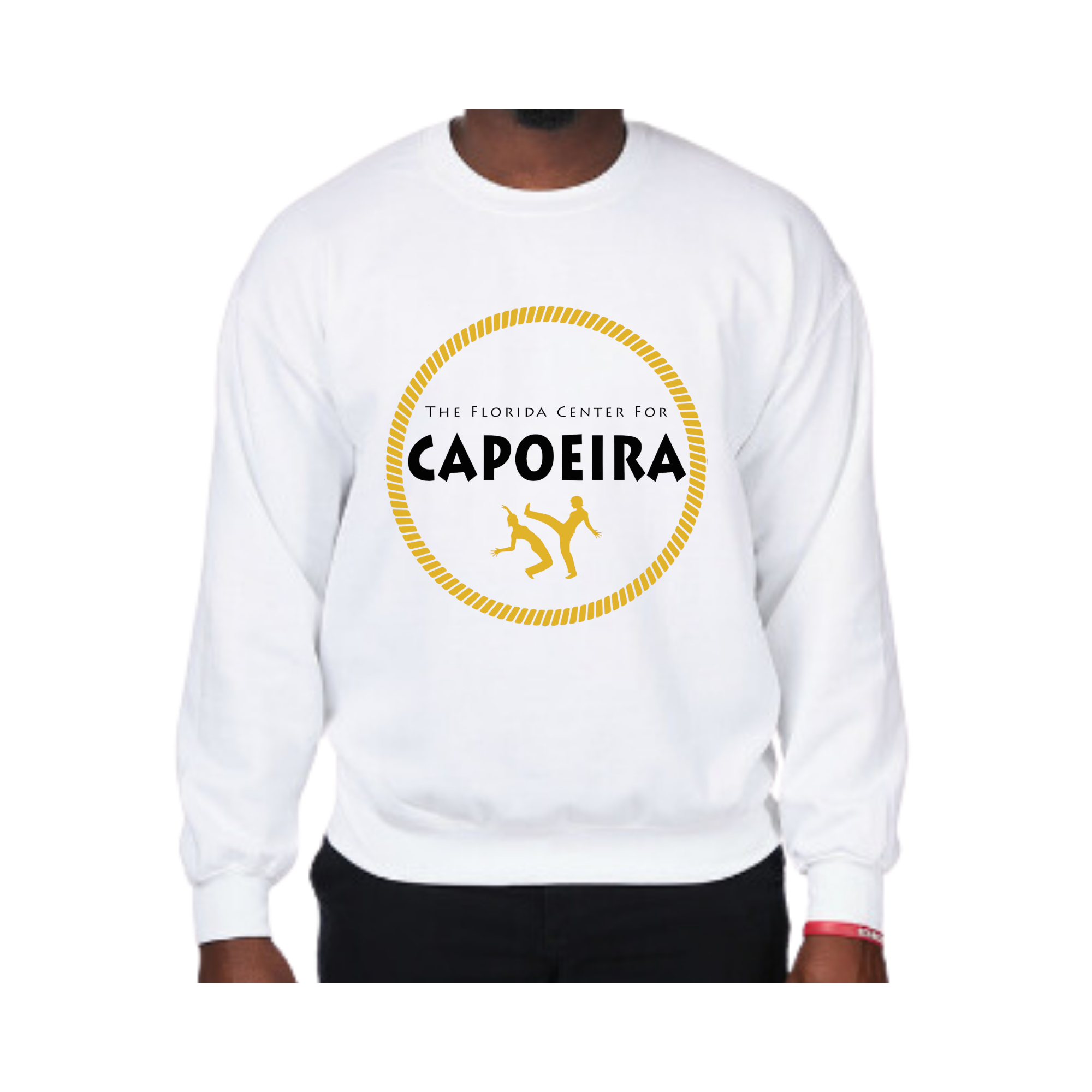 Sweatshirt (White) - Round Logo