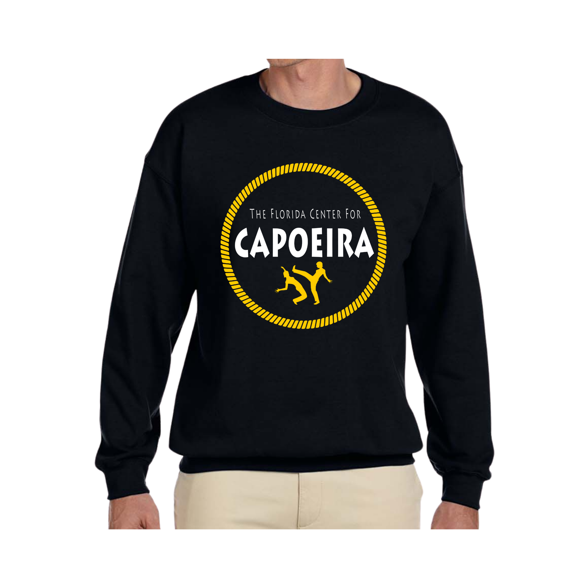 Sweatshirt (Black) - Round Logo