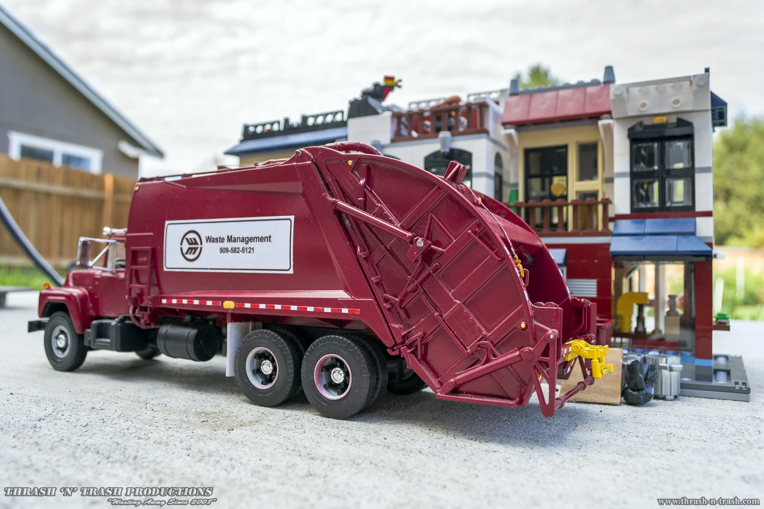 miniature garbage trucks