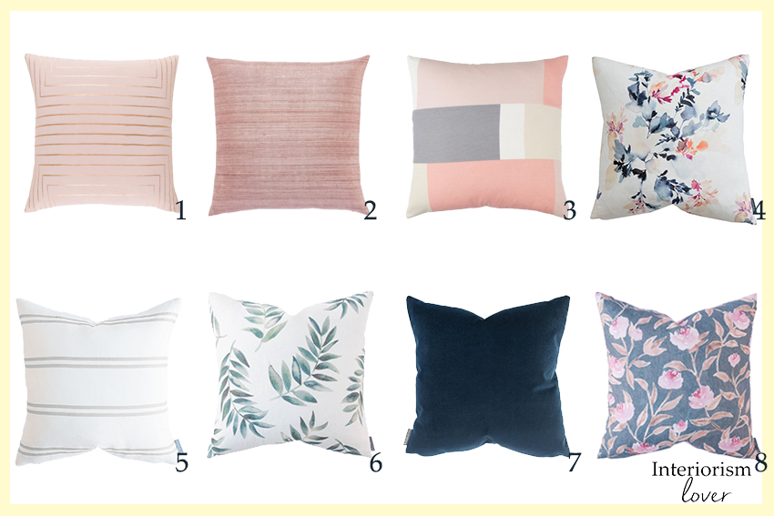 Opciónes de cojines | Pillow options