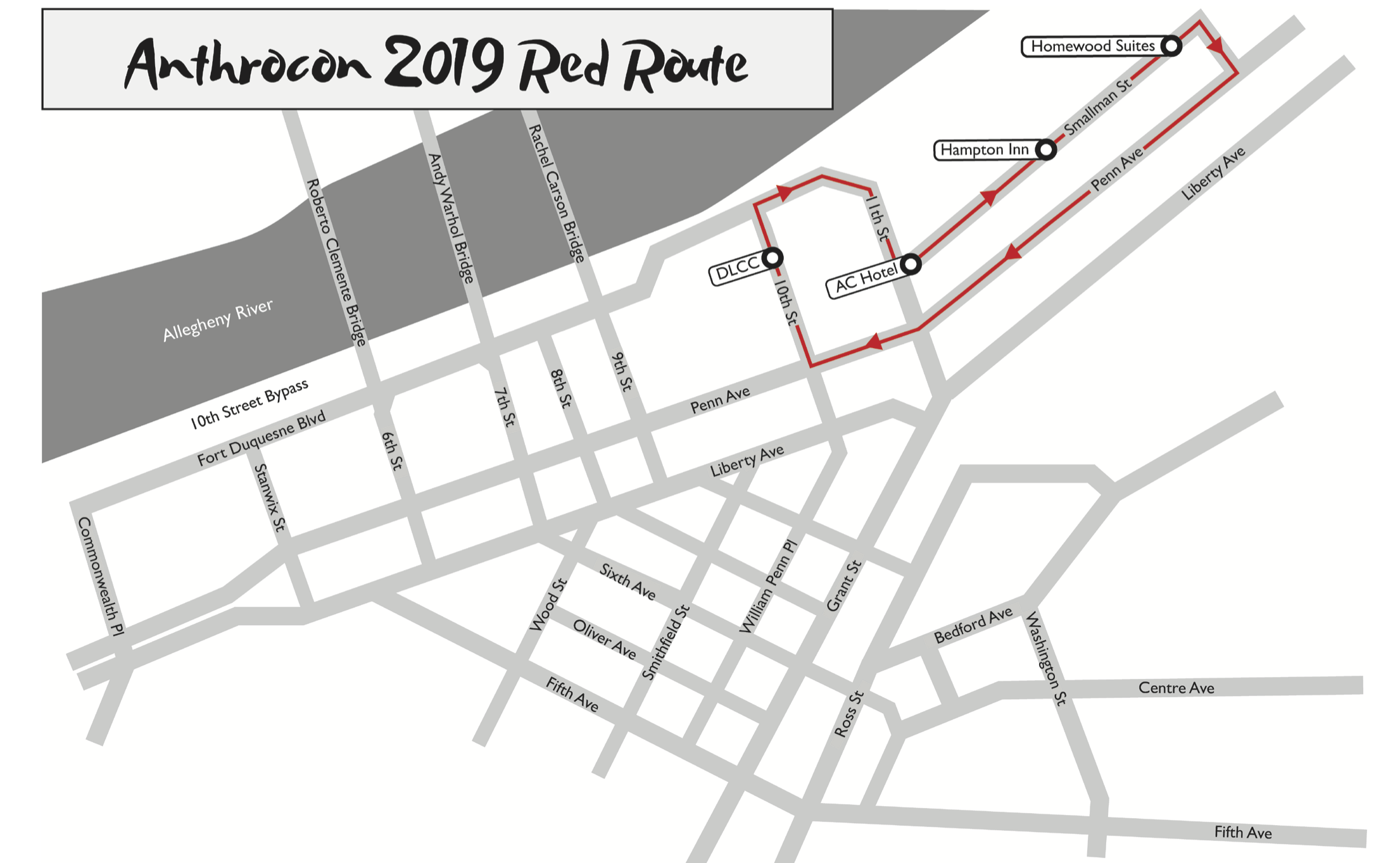 Red Route Map