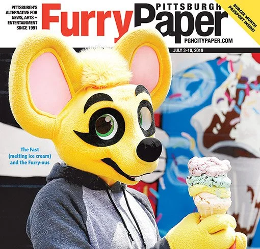 The Pittsburgh City Paper also became “ The Pittsburgh Furry Paper ” for the week. ( Read it online here )