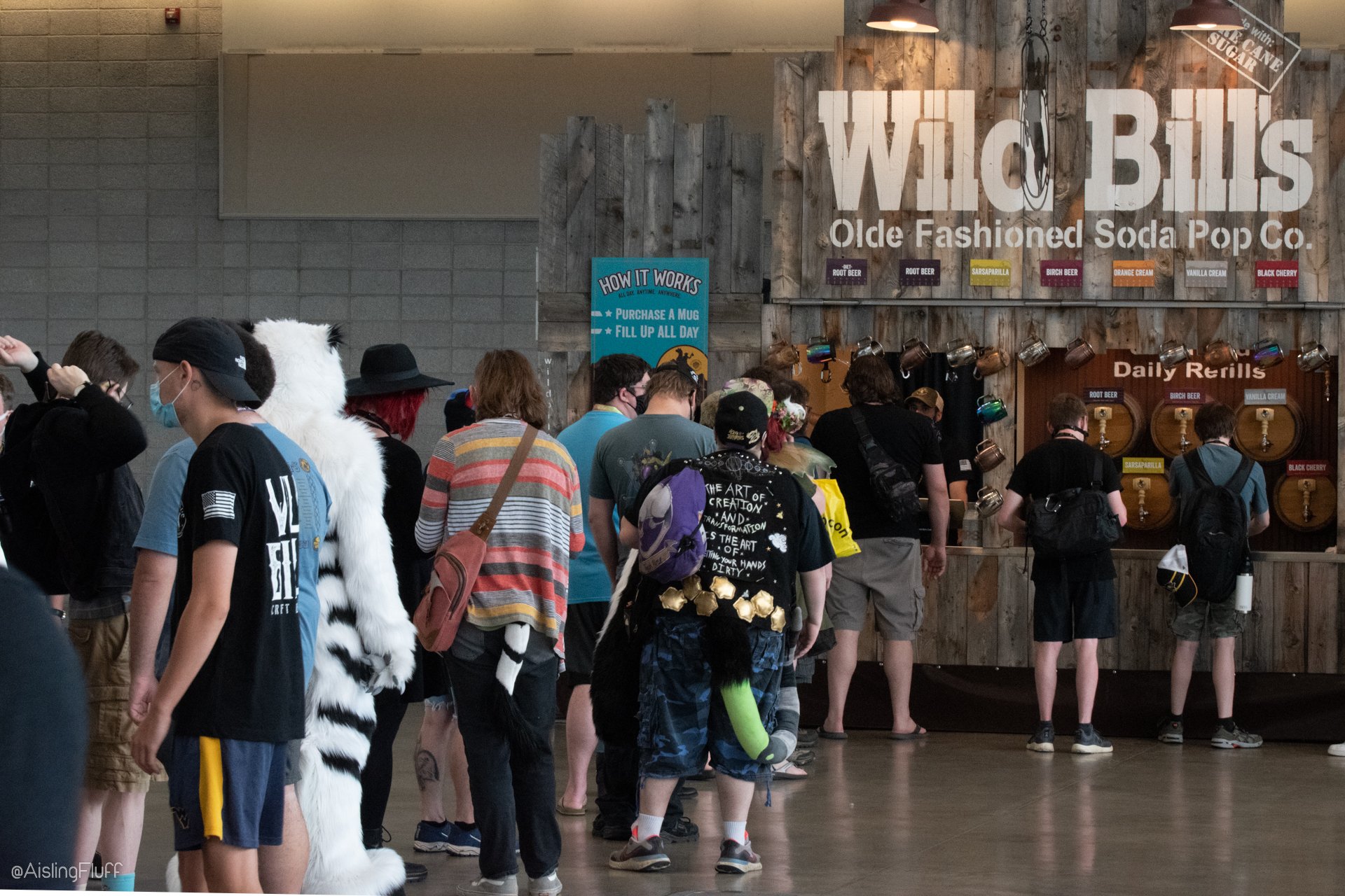 Tips on making lines more bearable — Anthrocon 2024 AnthroCoaster
