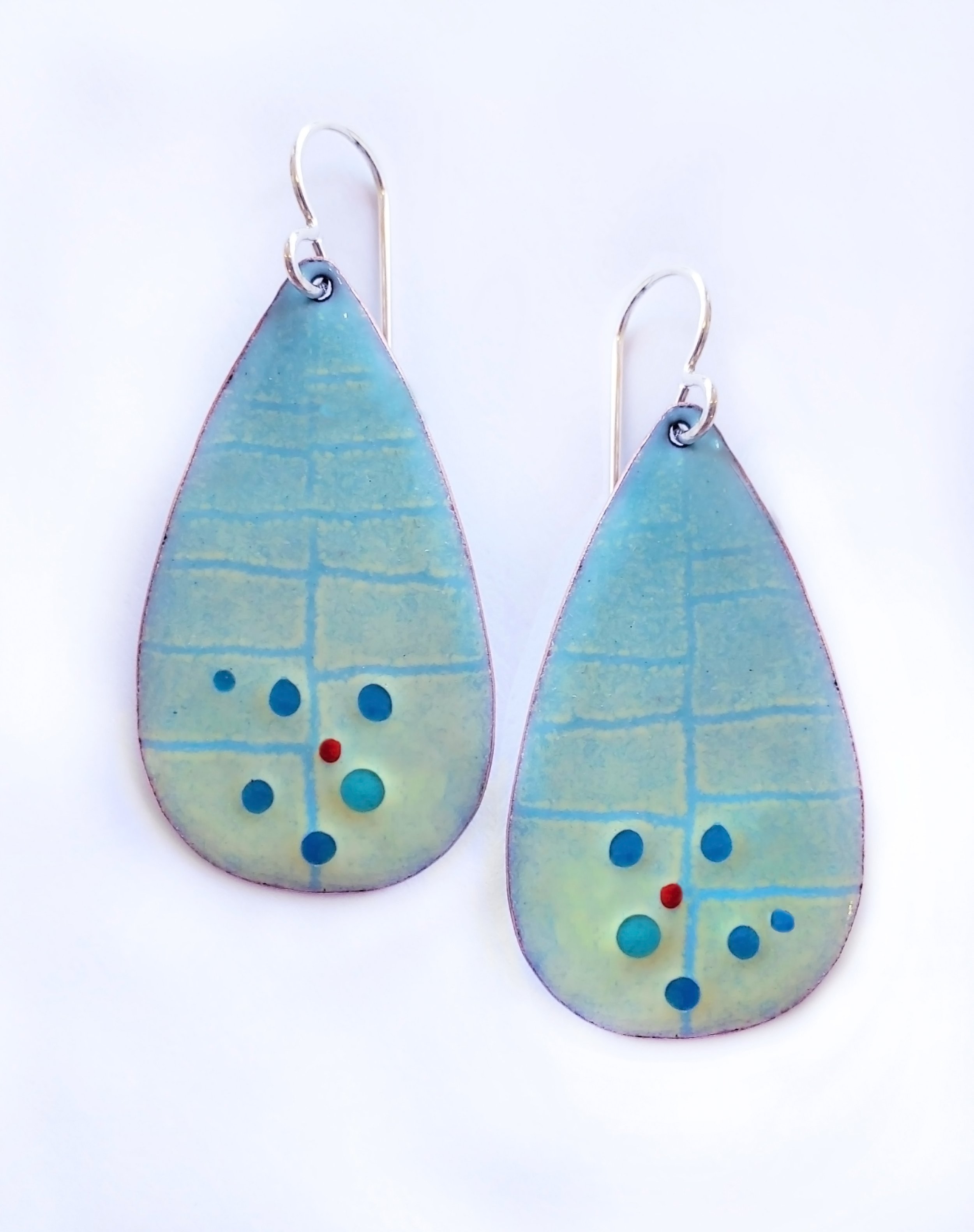 teardrops with glass embellishment