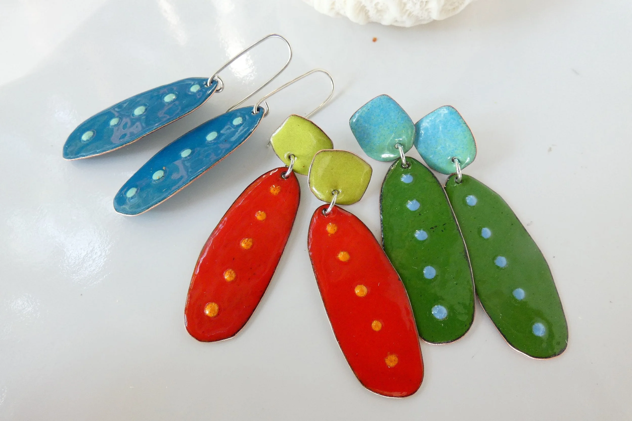 spotty dots post earrings  - WHOLESALE