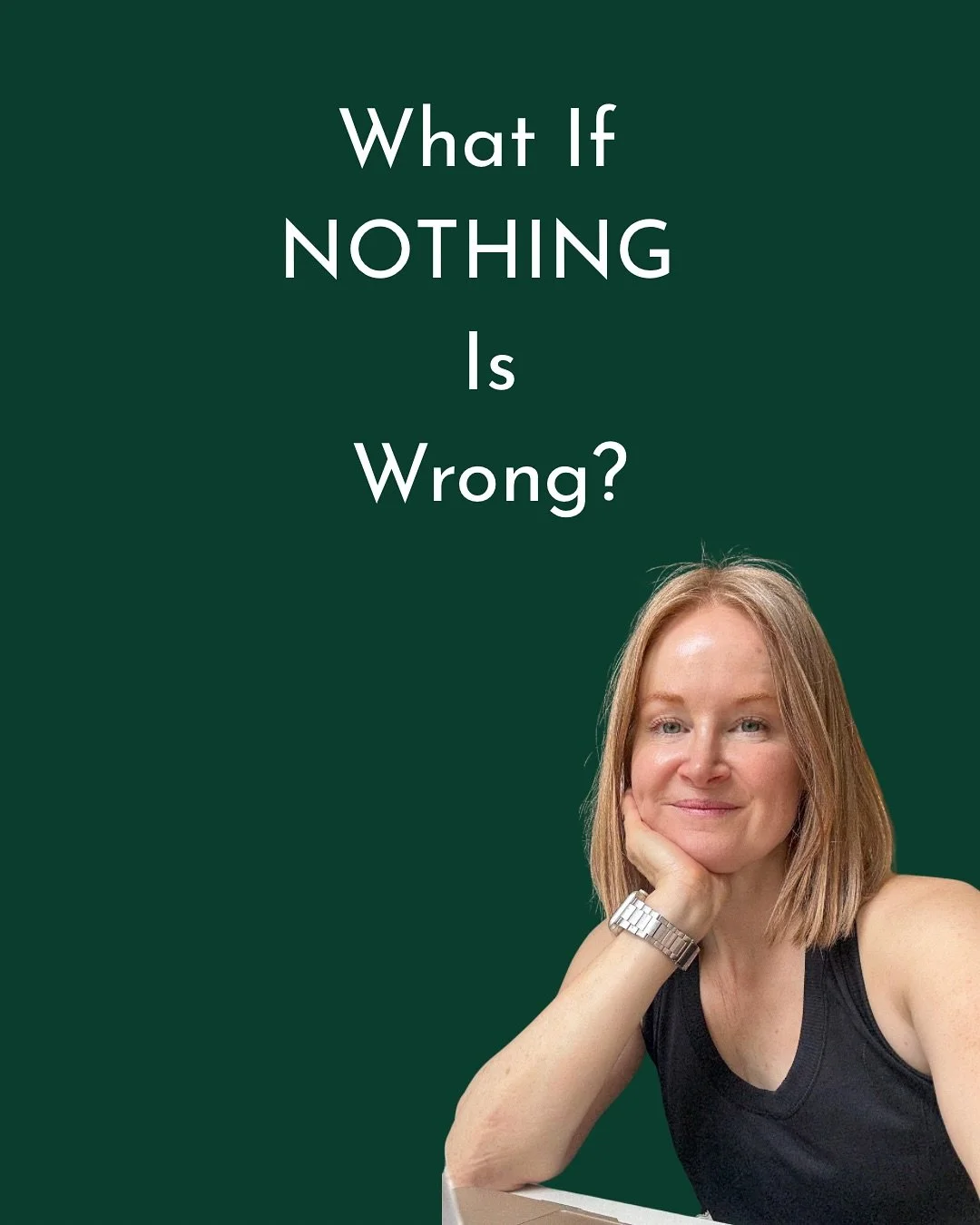 What if you&rsquo;re not actually the problem?
(I know. Wild thought.)

If your brain is running its usual &ldquo;I should&rsquo;ve done more&rdquo; routine.
If you feel like you&rsquo;re constantly the one cleaning up messes, fixing vibes, managing 