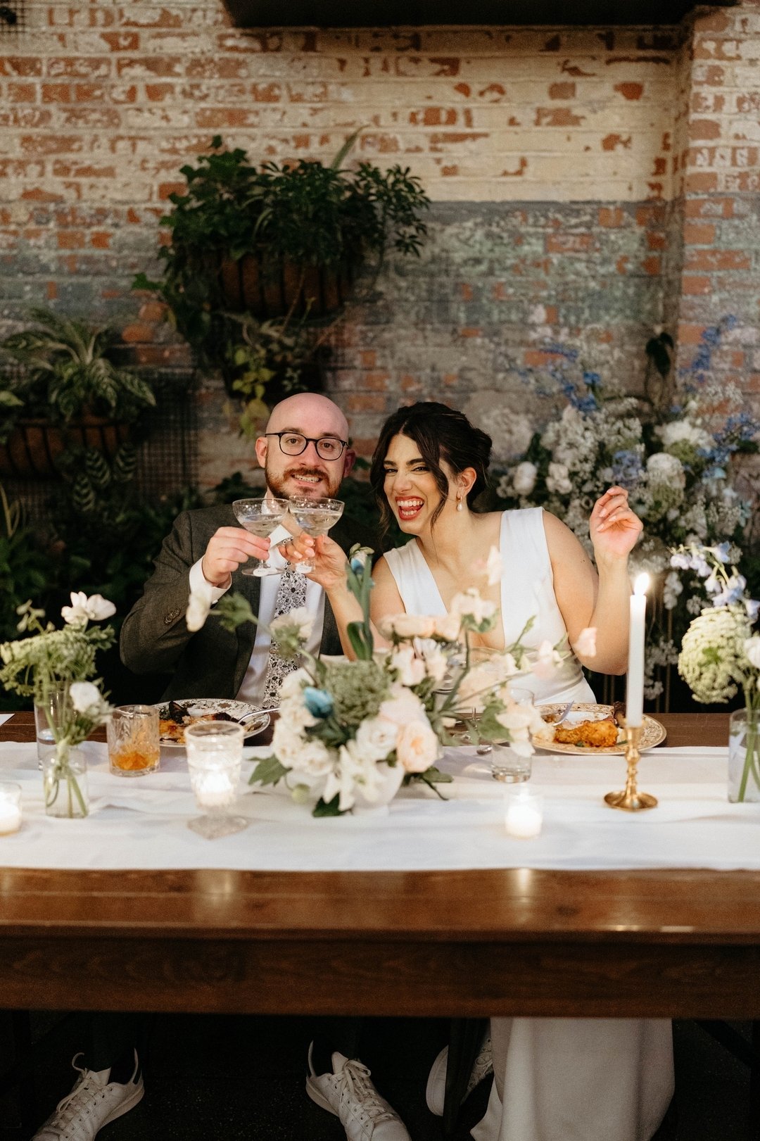 Their faces say it all! Congratulations again, to the new Mr. and Mrs.!

Planner: @jordanmichelleevents_ciera
@jordanmichelleevents
Venue: @brooklynwinery 
Florist: @fernbotanica
Photographer: @afteritallco 
DJ: @74events 
Music: @nymusicentertainmen