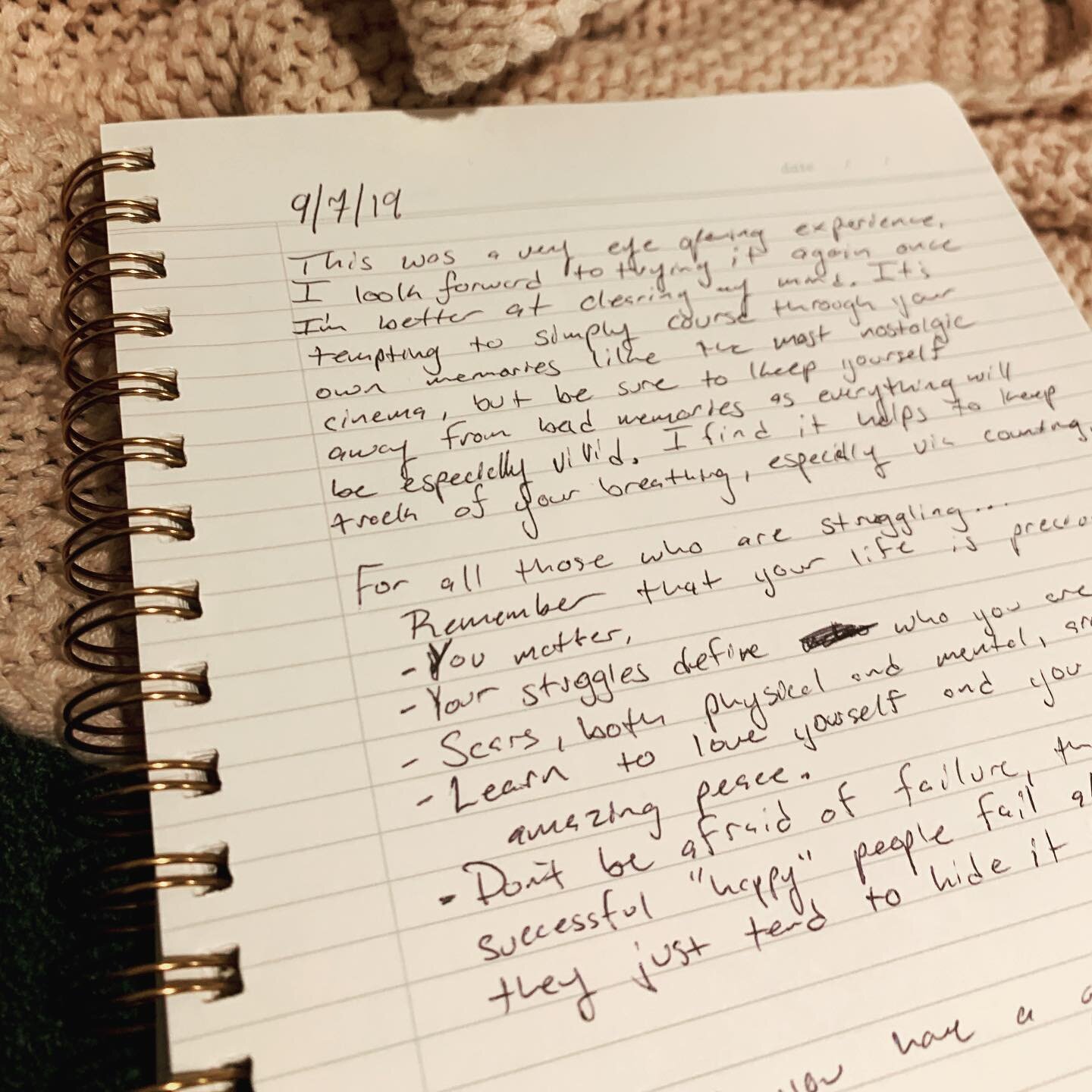 Reading the journal entries in our Post Float Lounge is always so inspiring, and we always encourage guests to page through it, because you never know what you might get out of it.
⠀
9/7/19⠀
This was a very eye-opening experience, I look forward to t