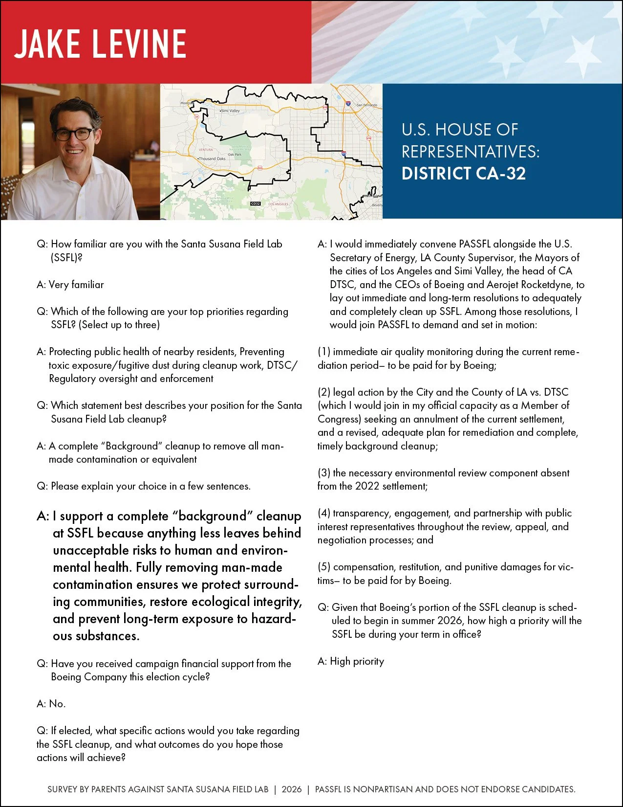 Jake Levine SSFL Survey