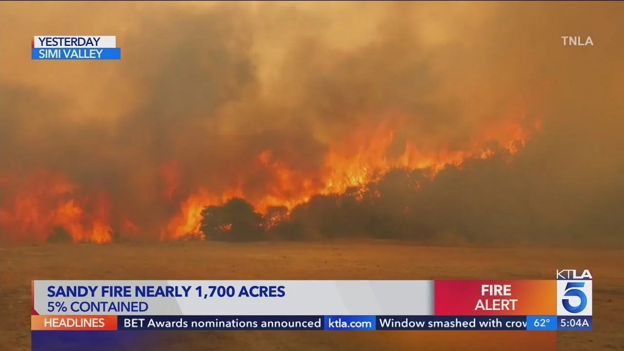 Sandy Fire Update
