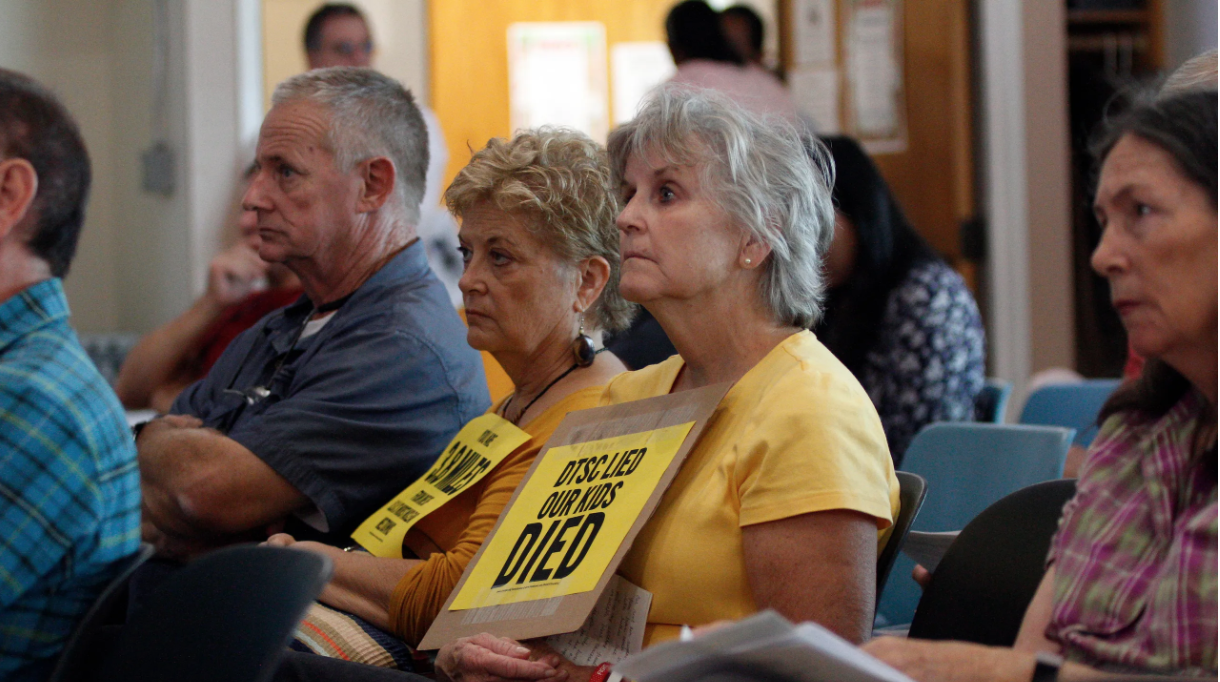 Residents protest DTSC