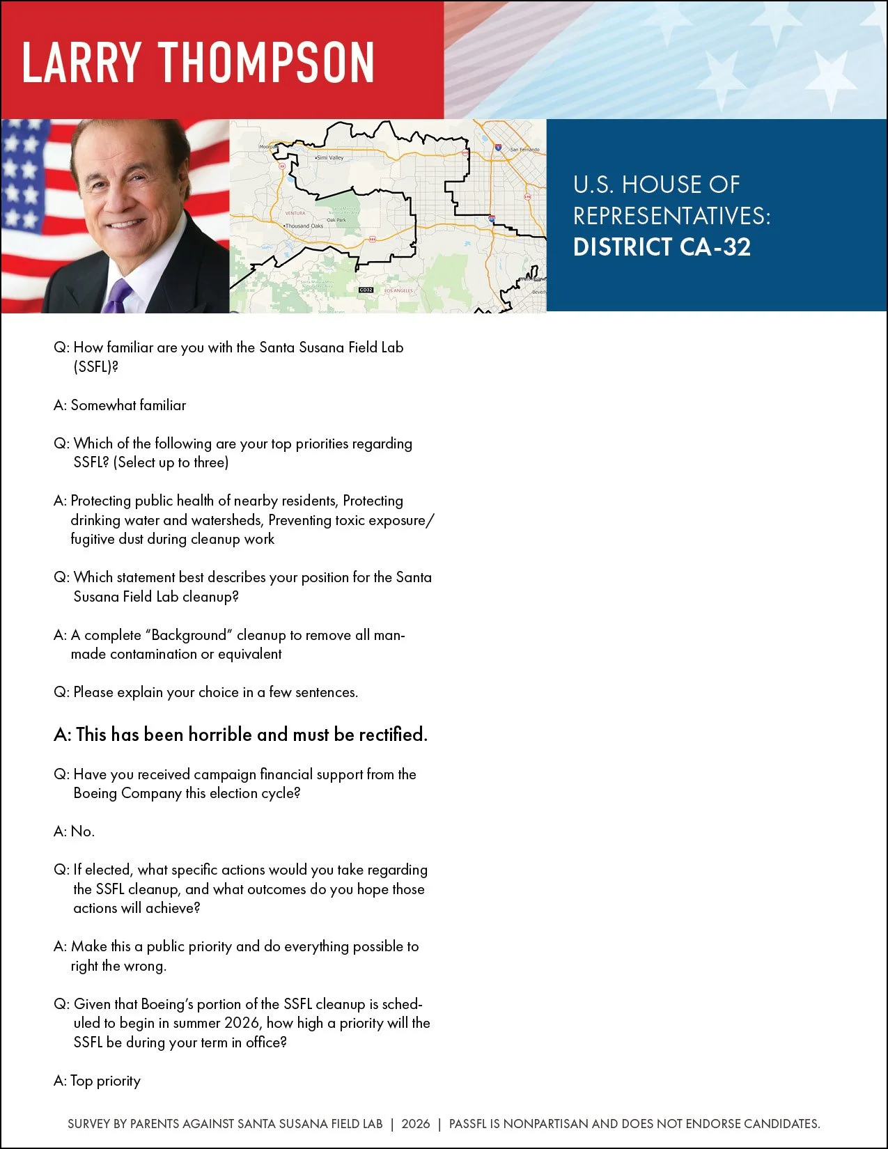 Larry thomspon SSFL survey