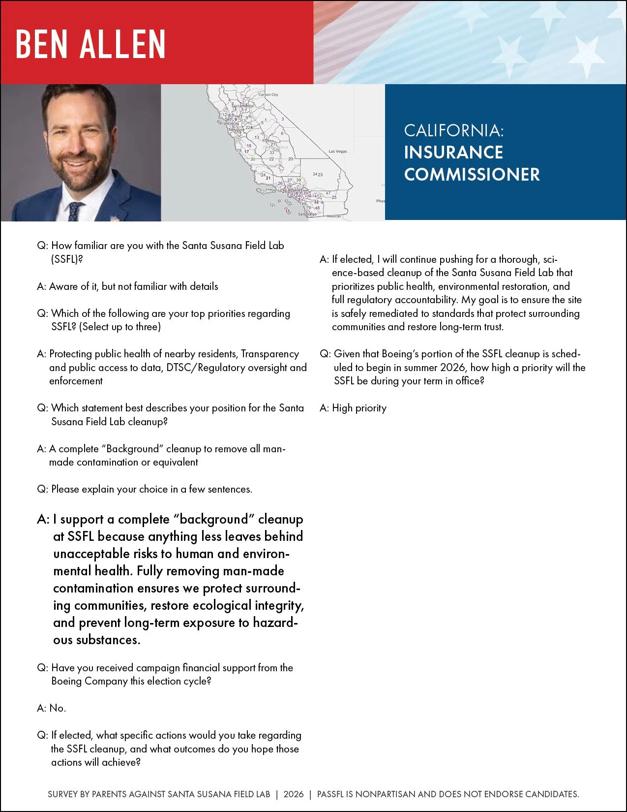 Ben allen SSFL Survey
