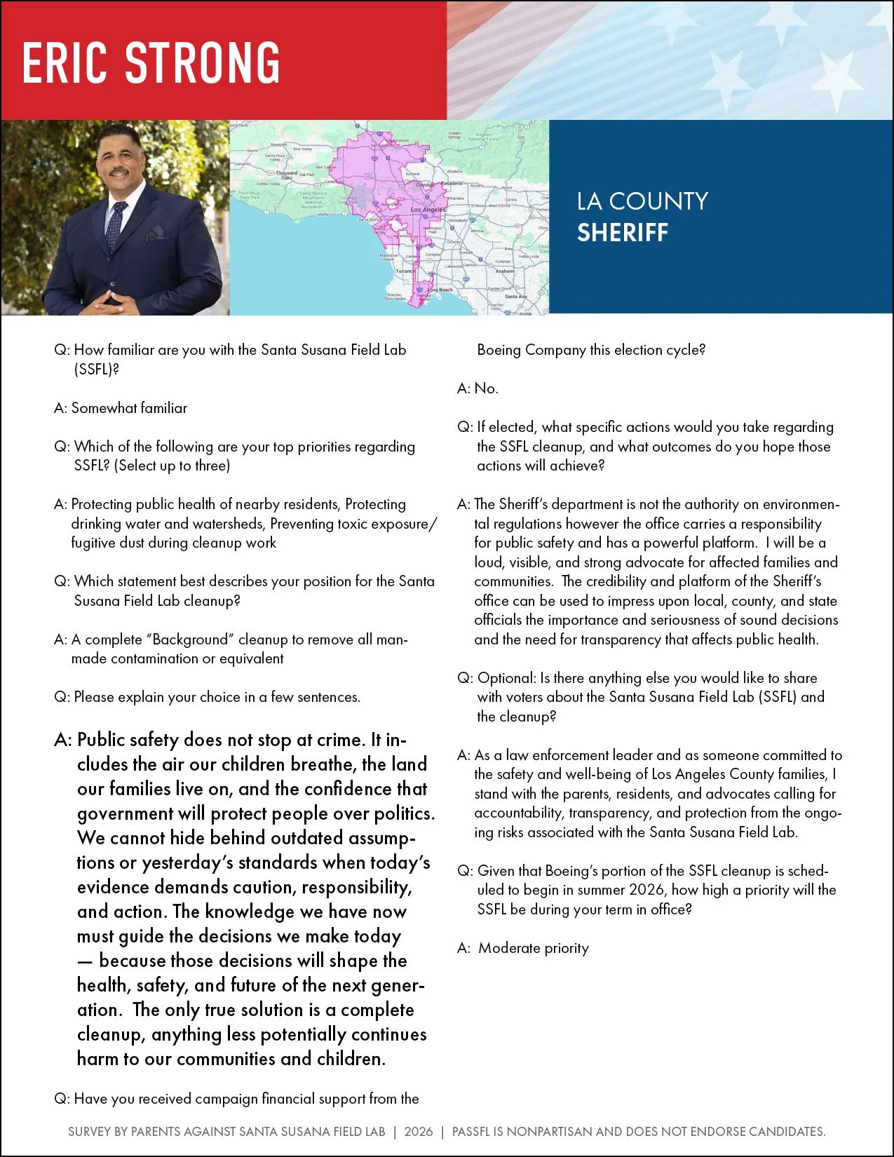 eric strong SSFL survey