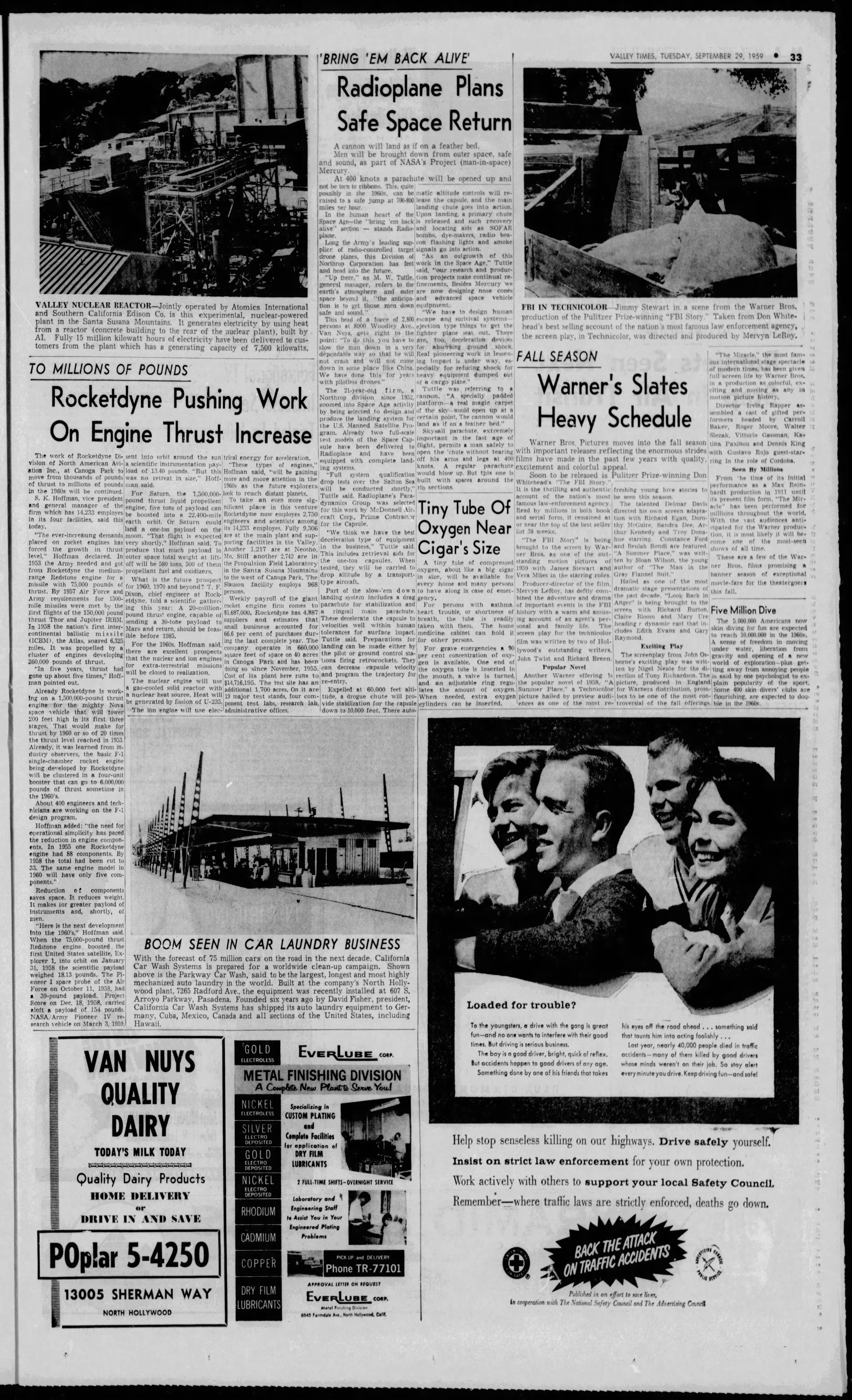 rocketdyne pushing work on engine thrust