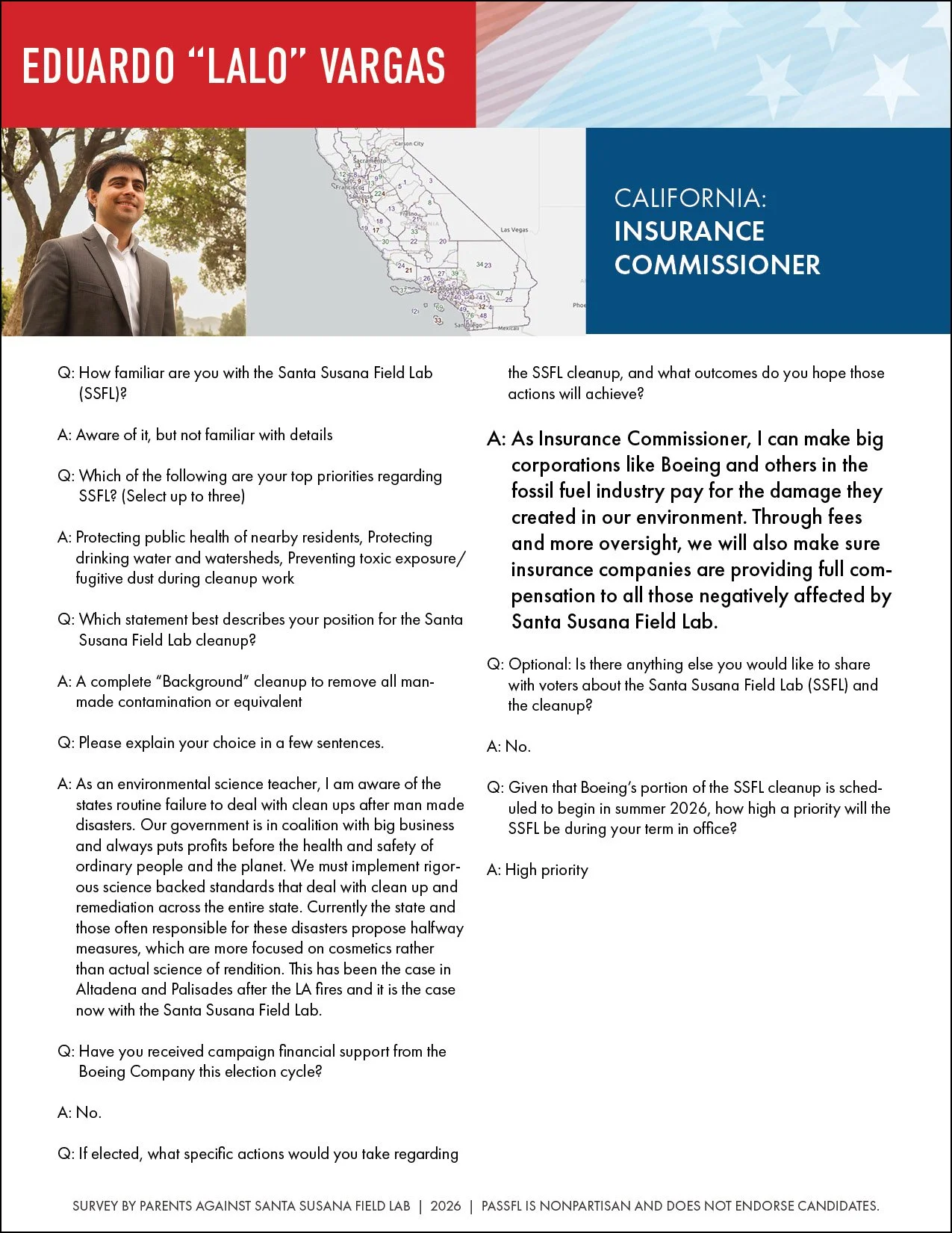 Lalo vargas SSFL Survey