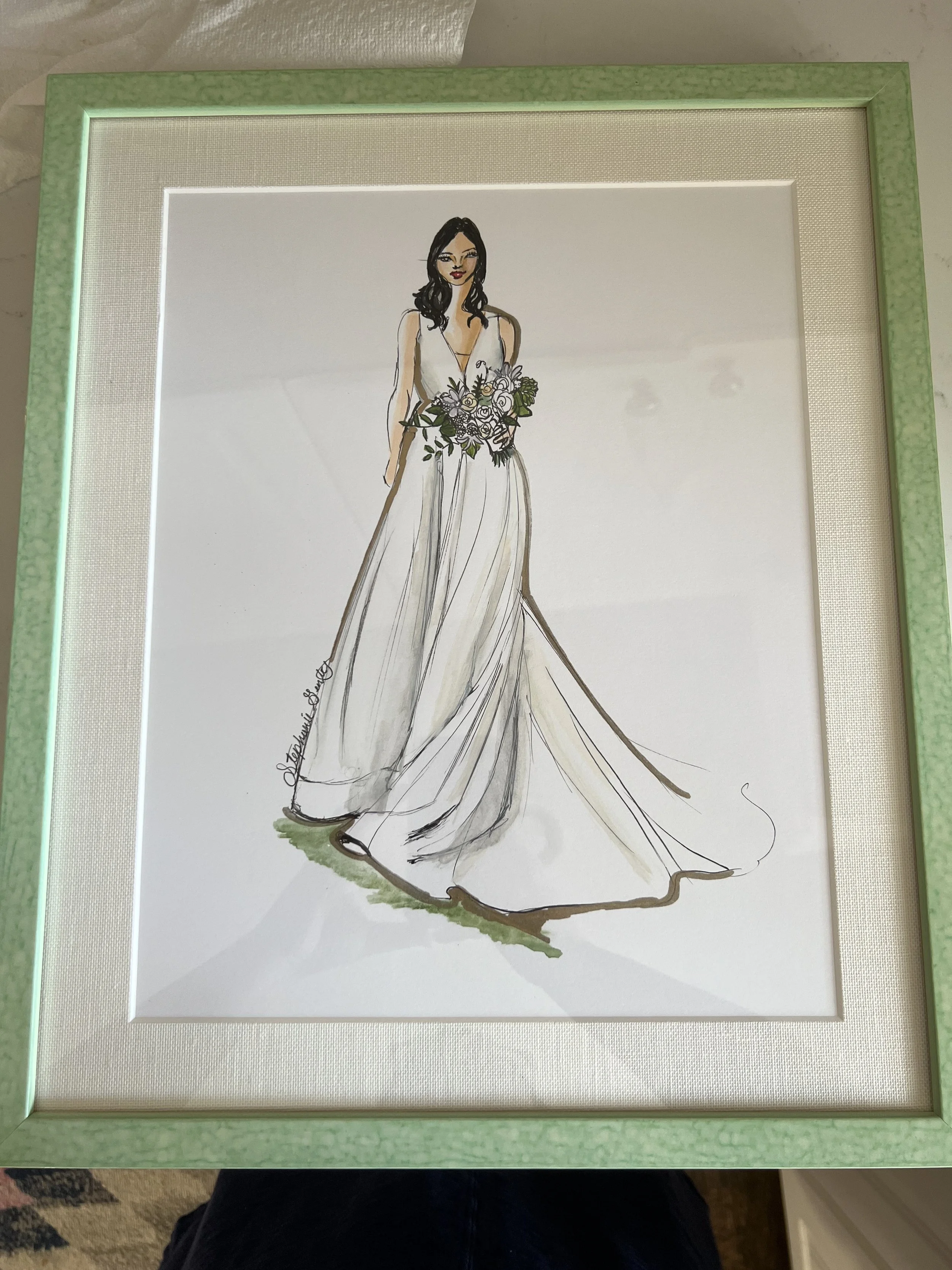 Wedding Dress Illustration