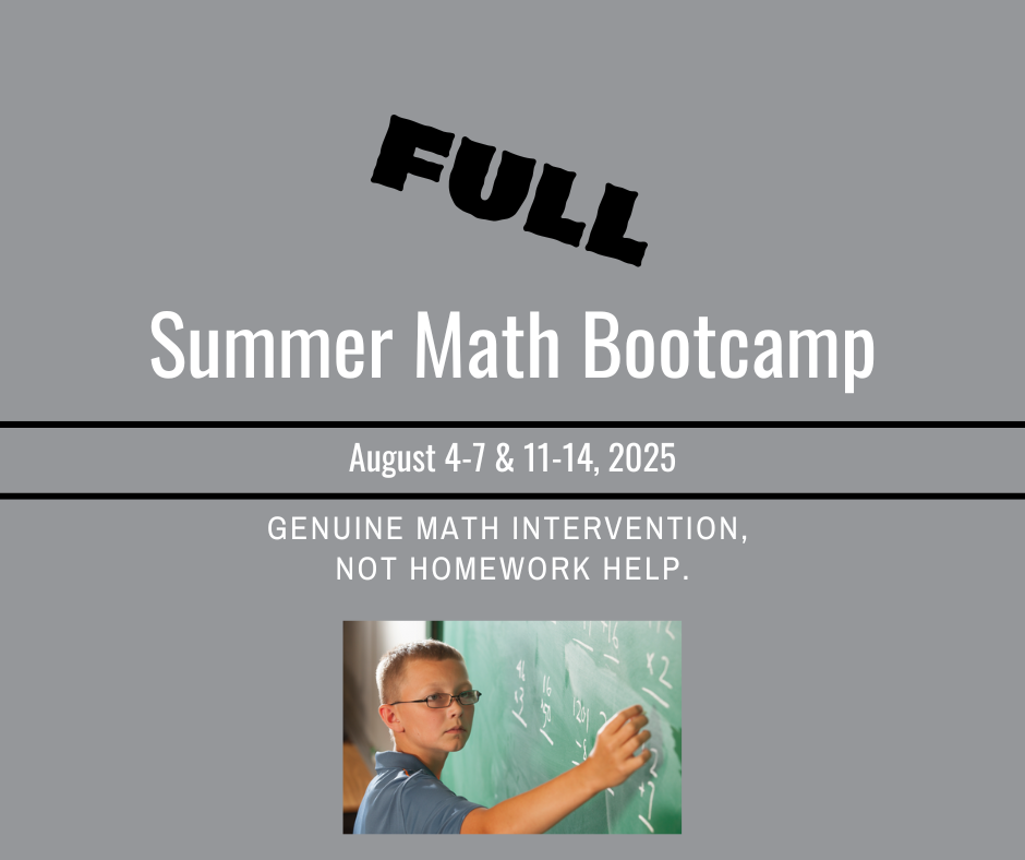 Summer Math Bootcamp
