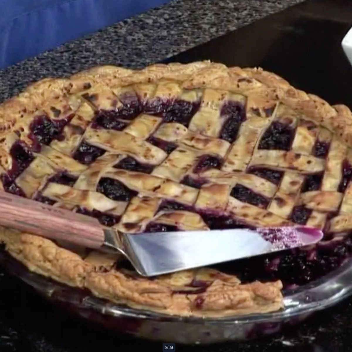 Blueberry + Apple Pie