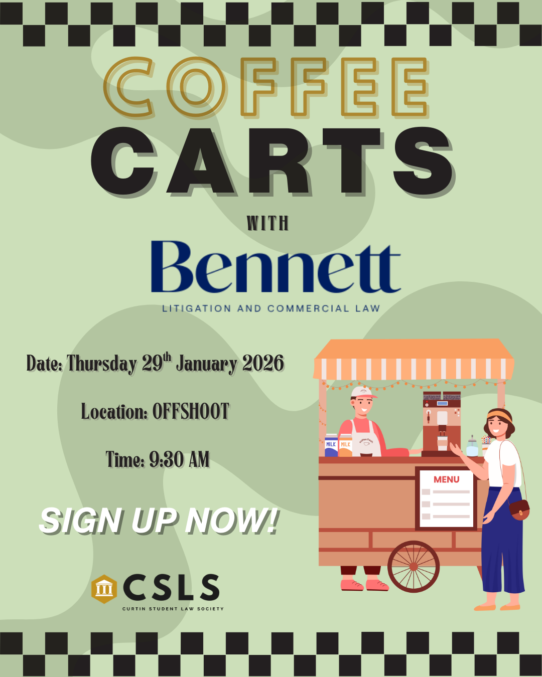 Coffee Carts with Bennett