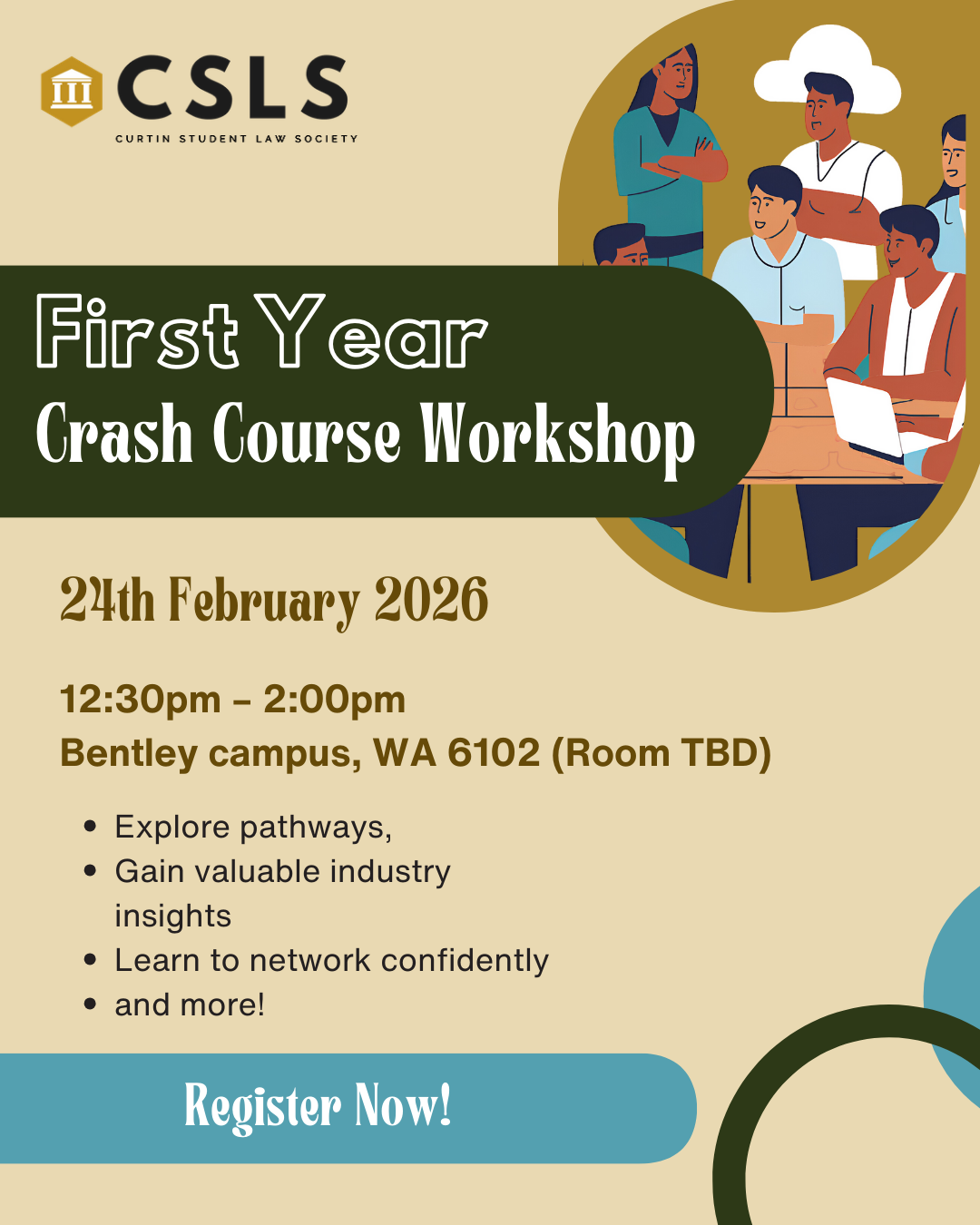 First Year Crash Course: Workshop