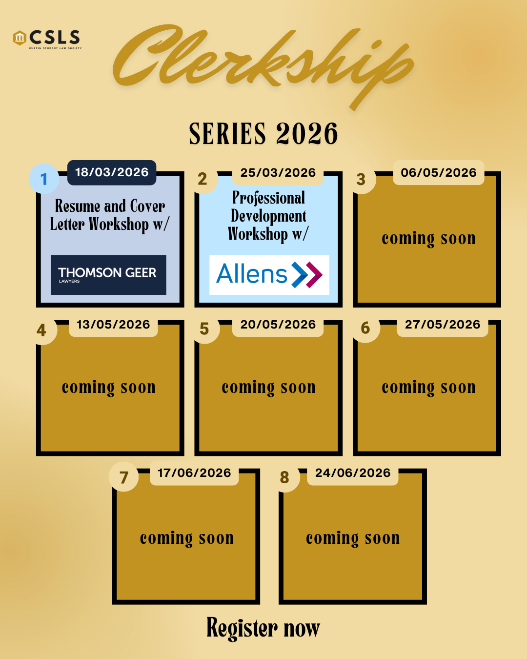 Professional Development Workshop with Allens