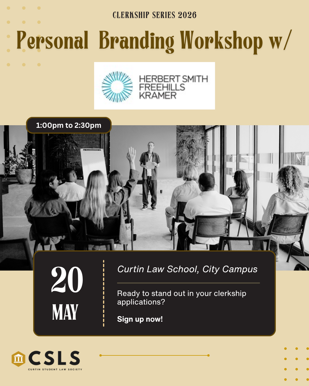 Personal Branding Workshop with Herbert Smith Freehills Kramer