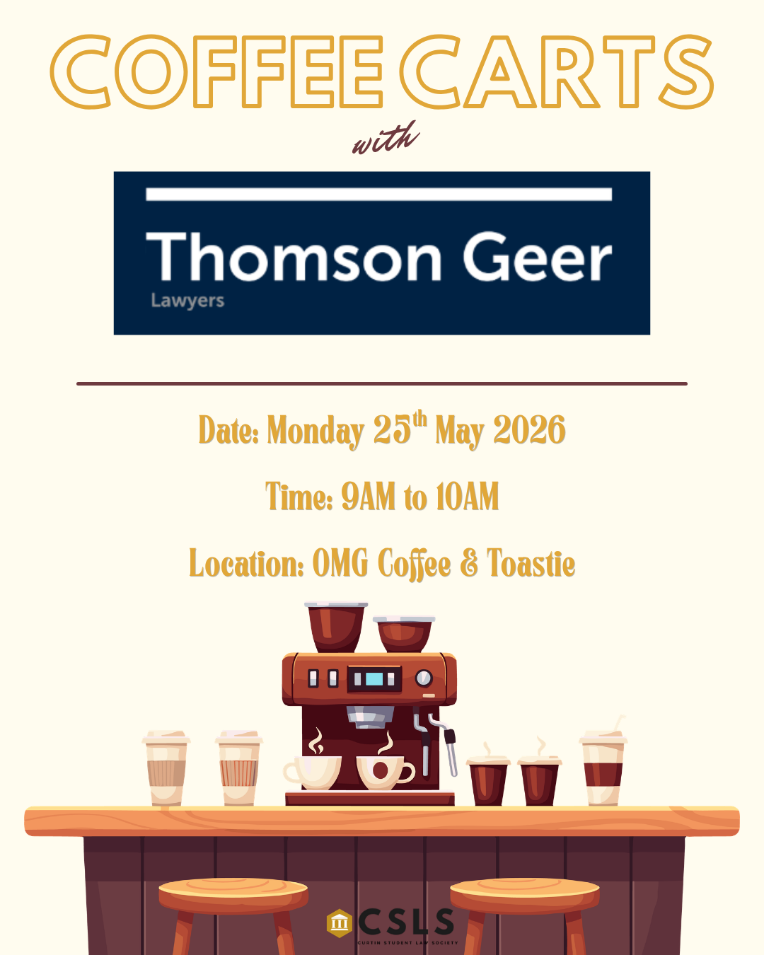 Coffee Carts with Thomson Geer
