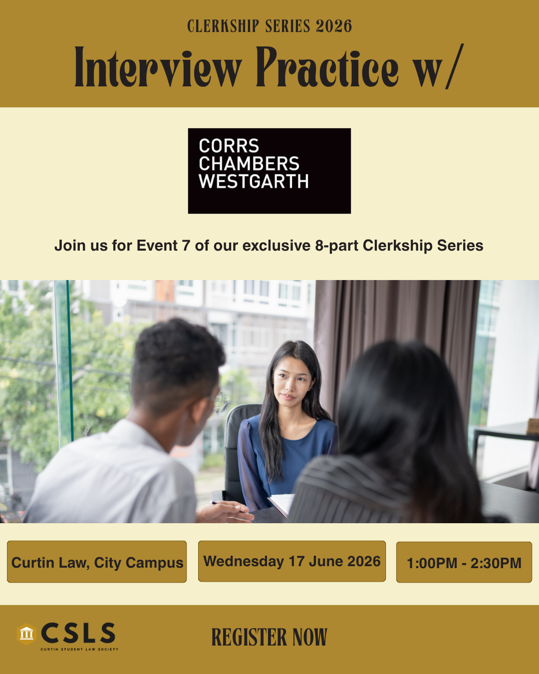 Interview Practice Workshop with Corrs