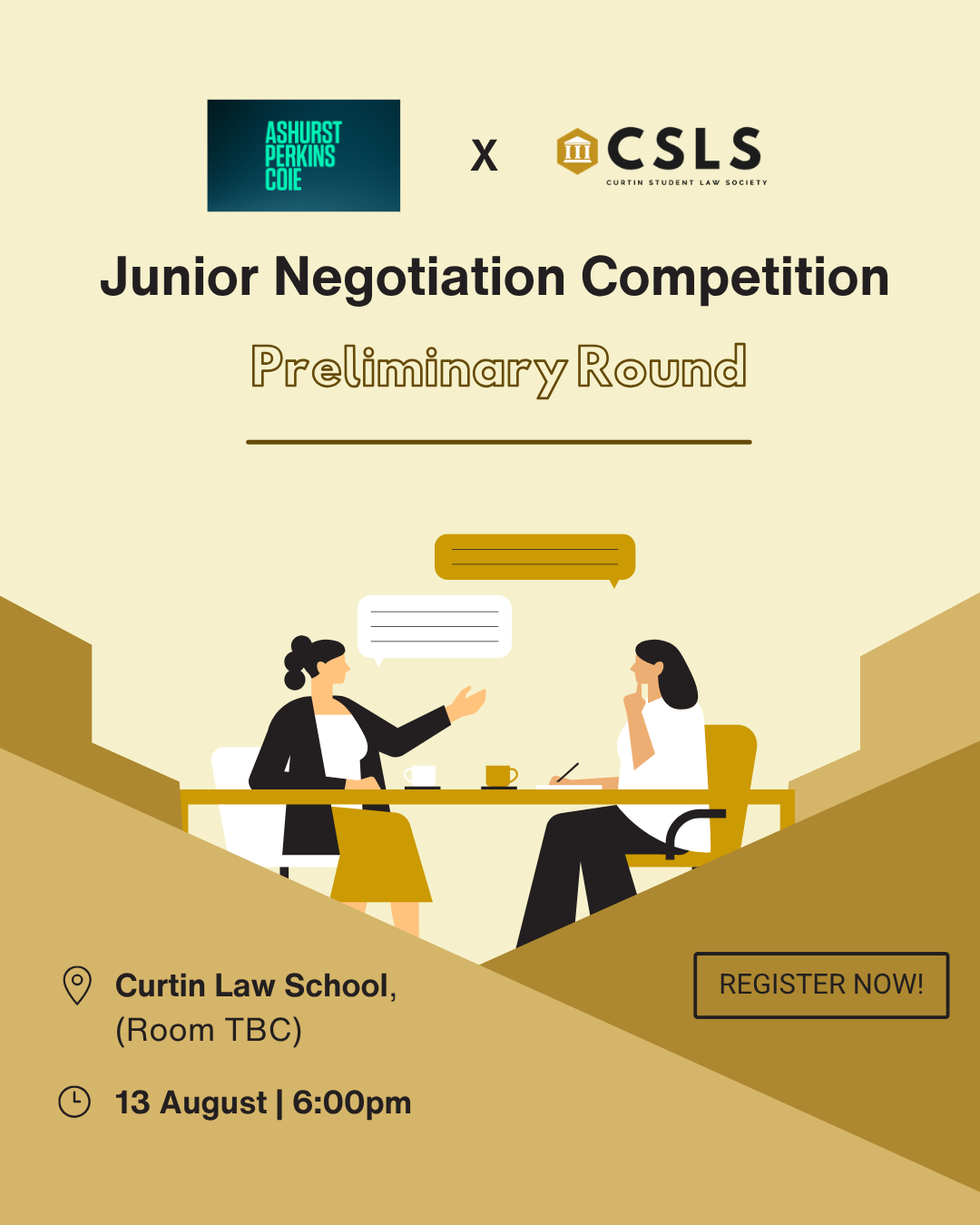 Ashurst Perkins Coie x CSLS Junior Negotiation Competition