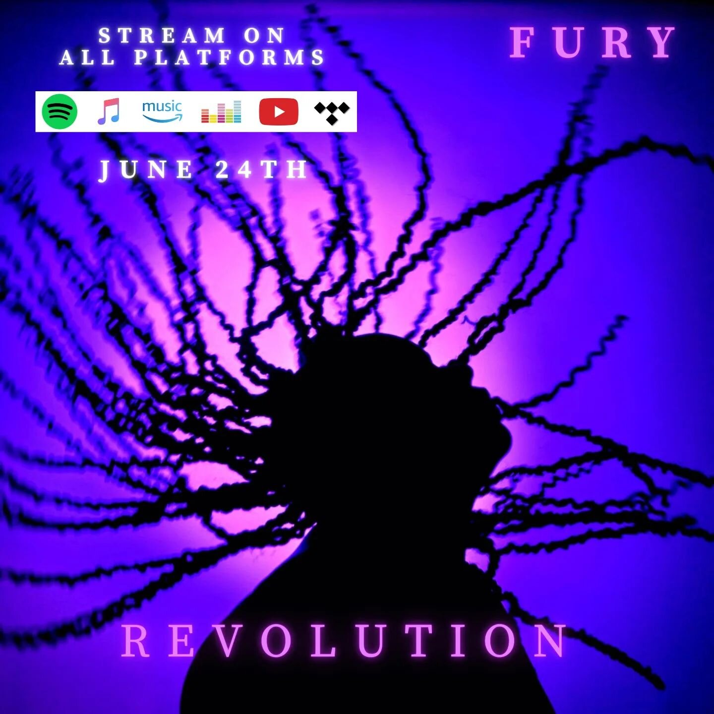 Almost here. Make sure you pre-save my new single REVOLUTION! Coming June 24th! 

.
.
.
.
#furyhiphop #fury #furyrevolution #revolution #women #coverart #chicago  #chicagomusicscene  #lyrics #chicagorapper  #womenempowerment  #chicagotalent #chicagor