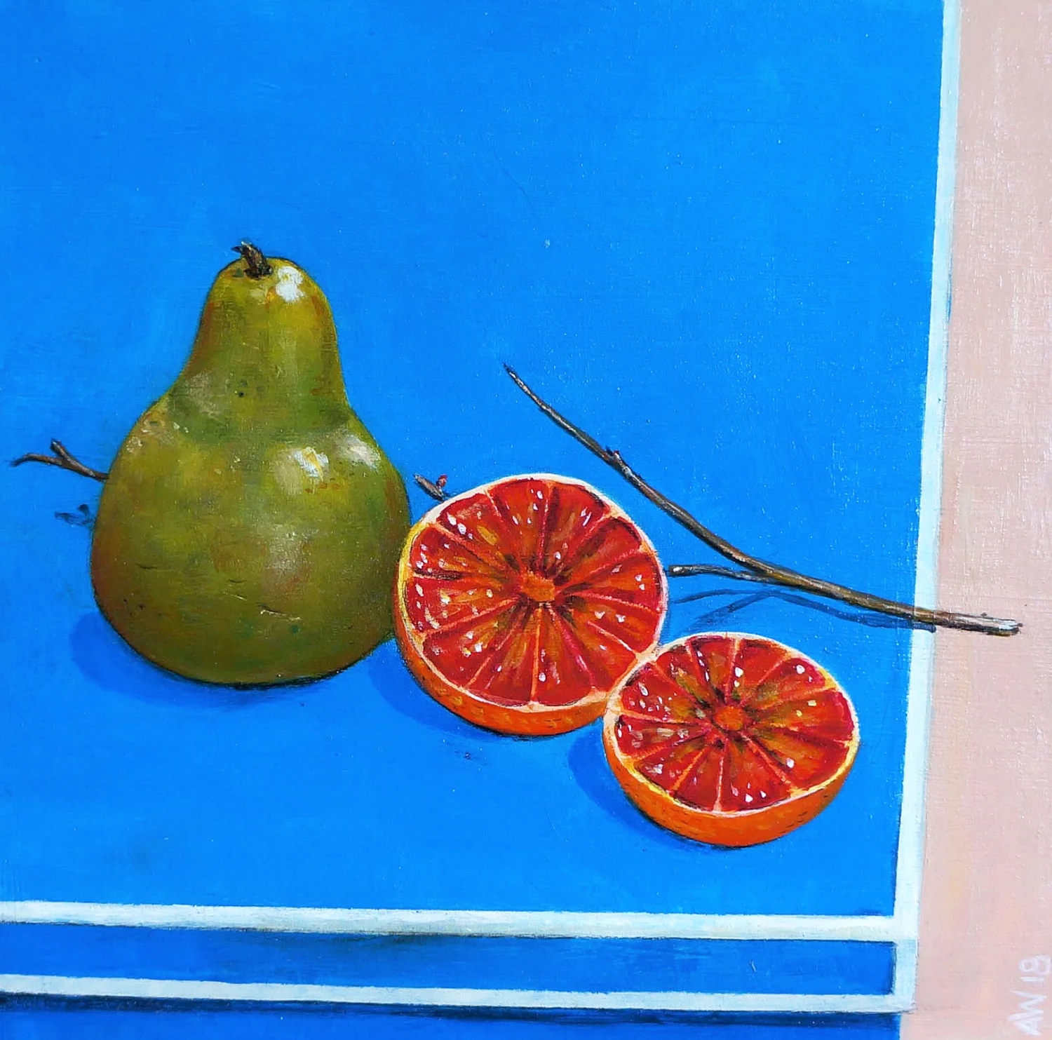 Pear with Blood Orange