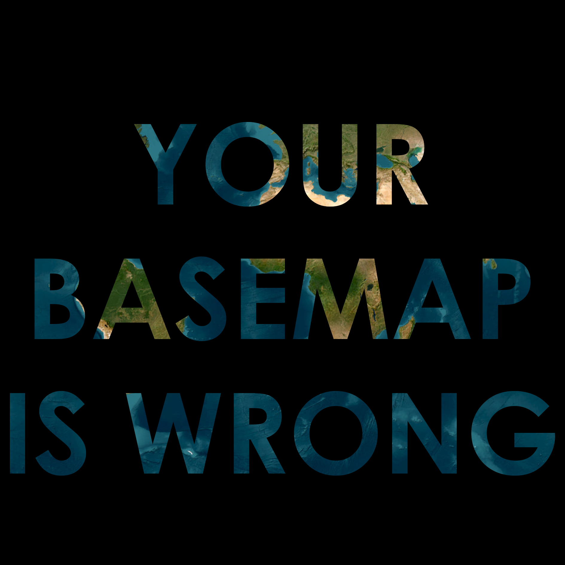 Why your imagery basemap is wrong