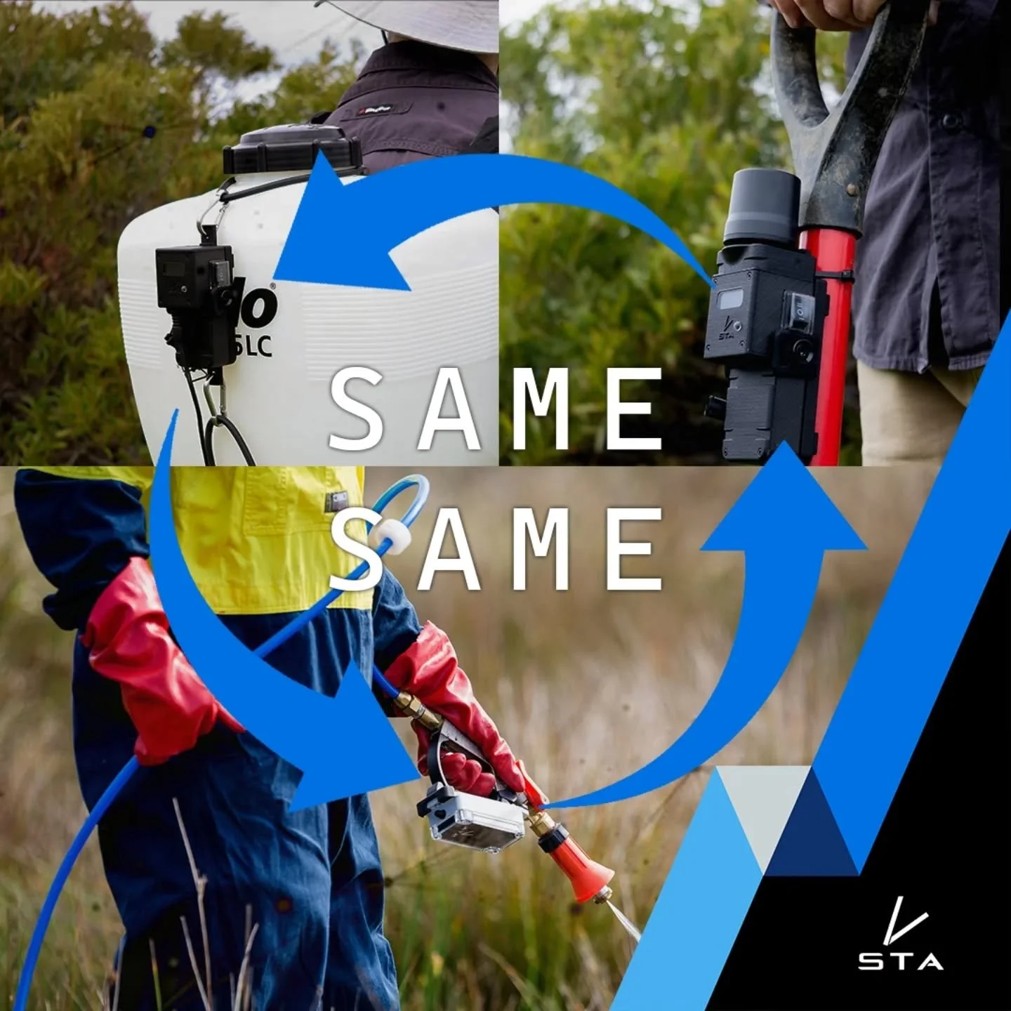 There are 3 STA models. But did you know, a single device can do all these things?

On Monday, track your backpack spraying. On Tuesday, take the same device and whack it on a tree planter to record your stems. On Wednesday, put it on your vehicle mo