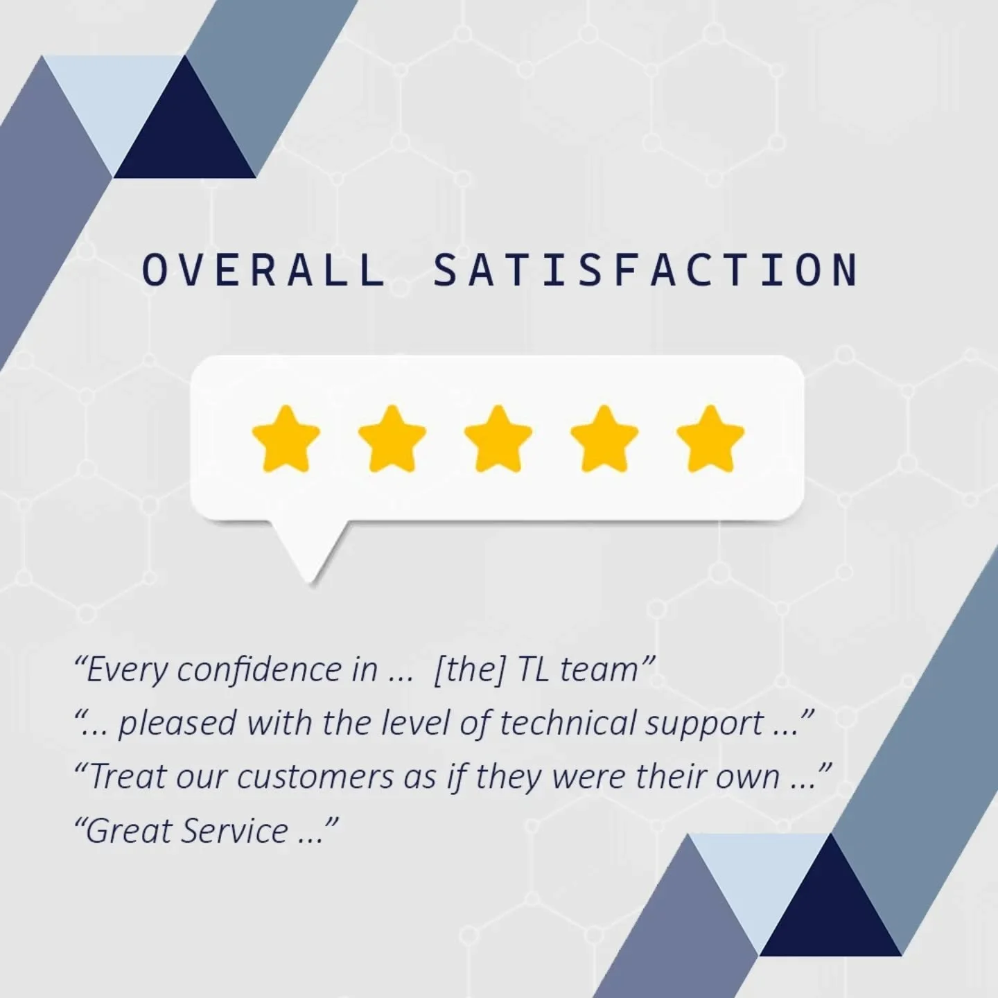 Results are in from our 2025 Client Feedback Survey, and we&rsquo;re thrilled.

✅ >4.5/5 across every category
⭐ Overall Satisfaction
⭐ Quality of Deliverables
⭐ Communication &amp; Response Time
⭐ Understanding of Needs
⭐ Value &amp; Likelihood t
