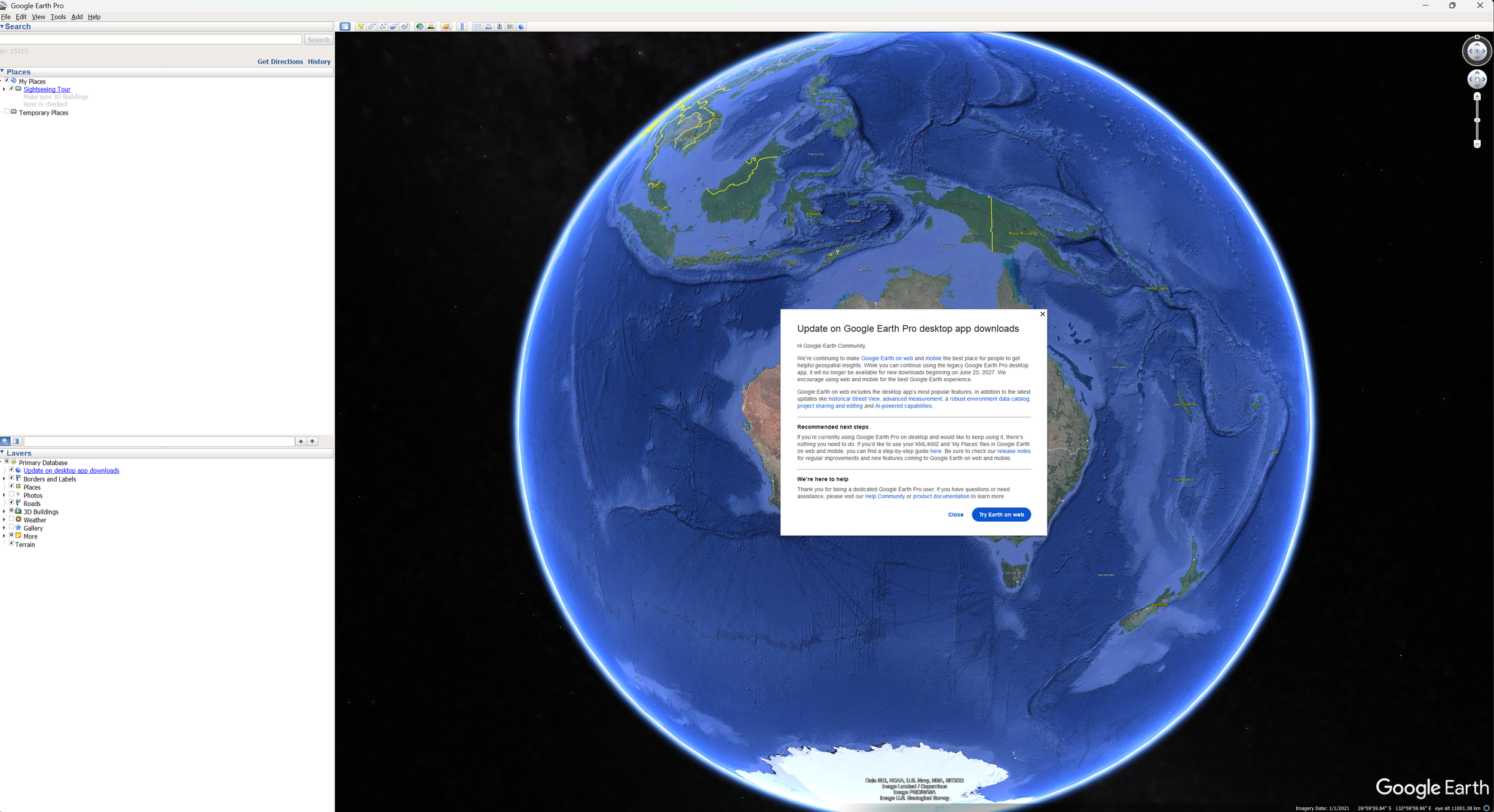 Google Earth Pro Desktop is Being Retired. What Does It Mean for Users?