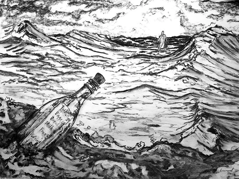 Gerrad 1 - Shopping List In A Bottle - Gerrard Mikelsons - gerrardsart.jpg