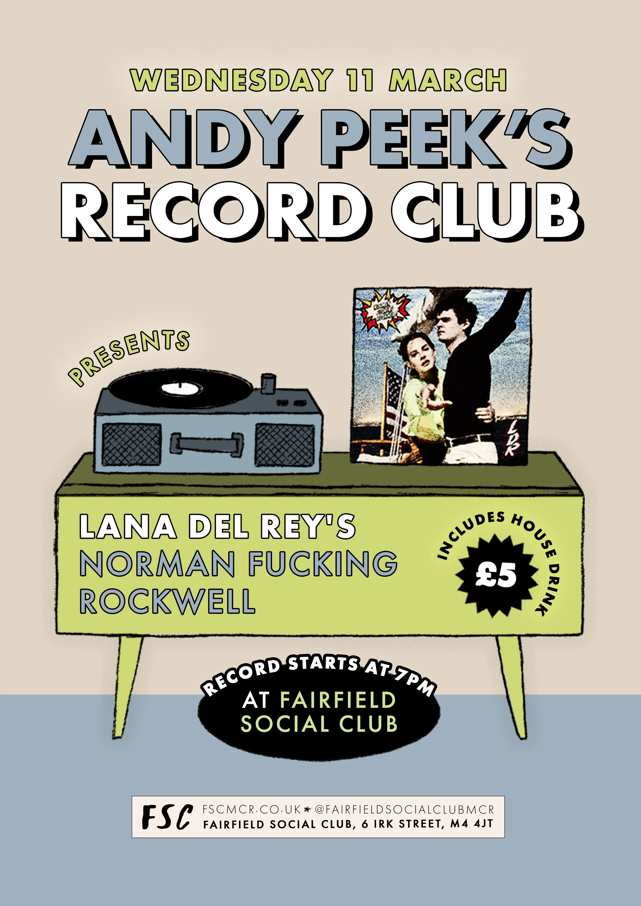 Andy Peek's Record Club: Presents Lana Del Rey, Norman Fucking Rockwell