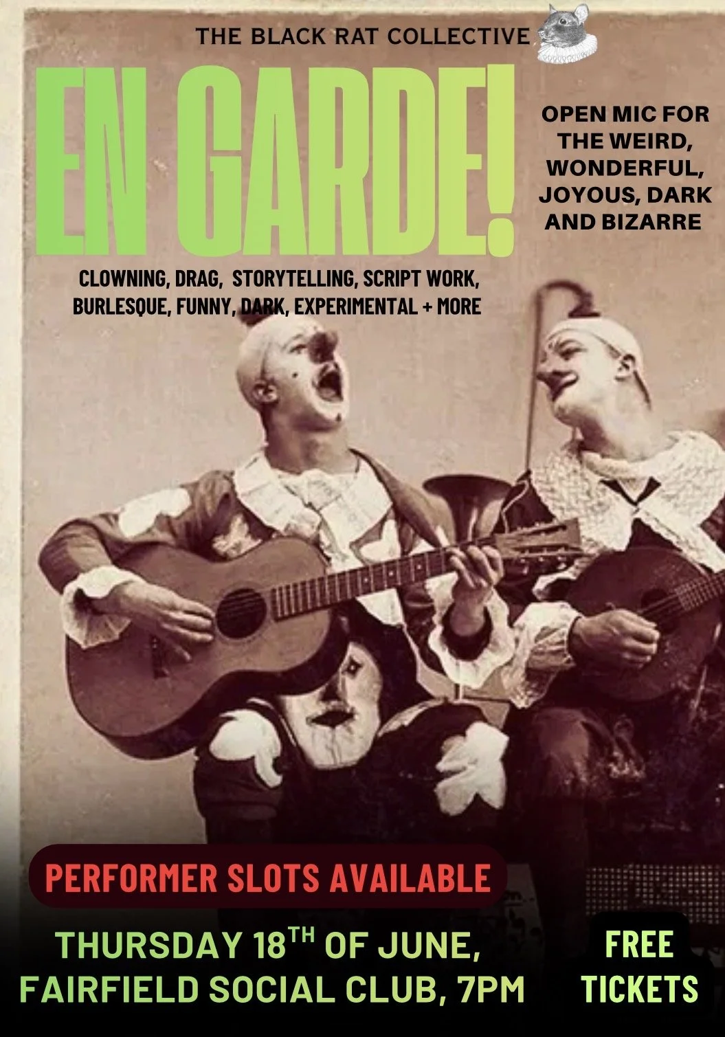 Black Rate Collective: En Garde! Open Mic!