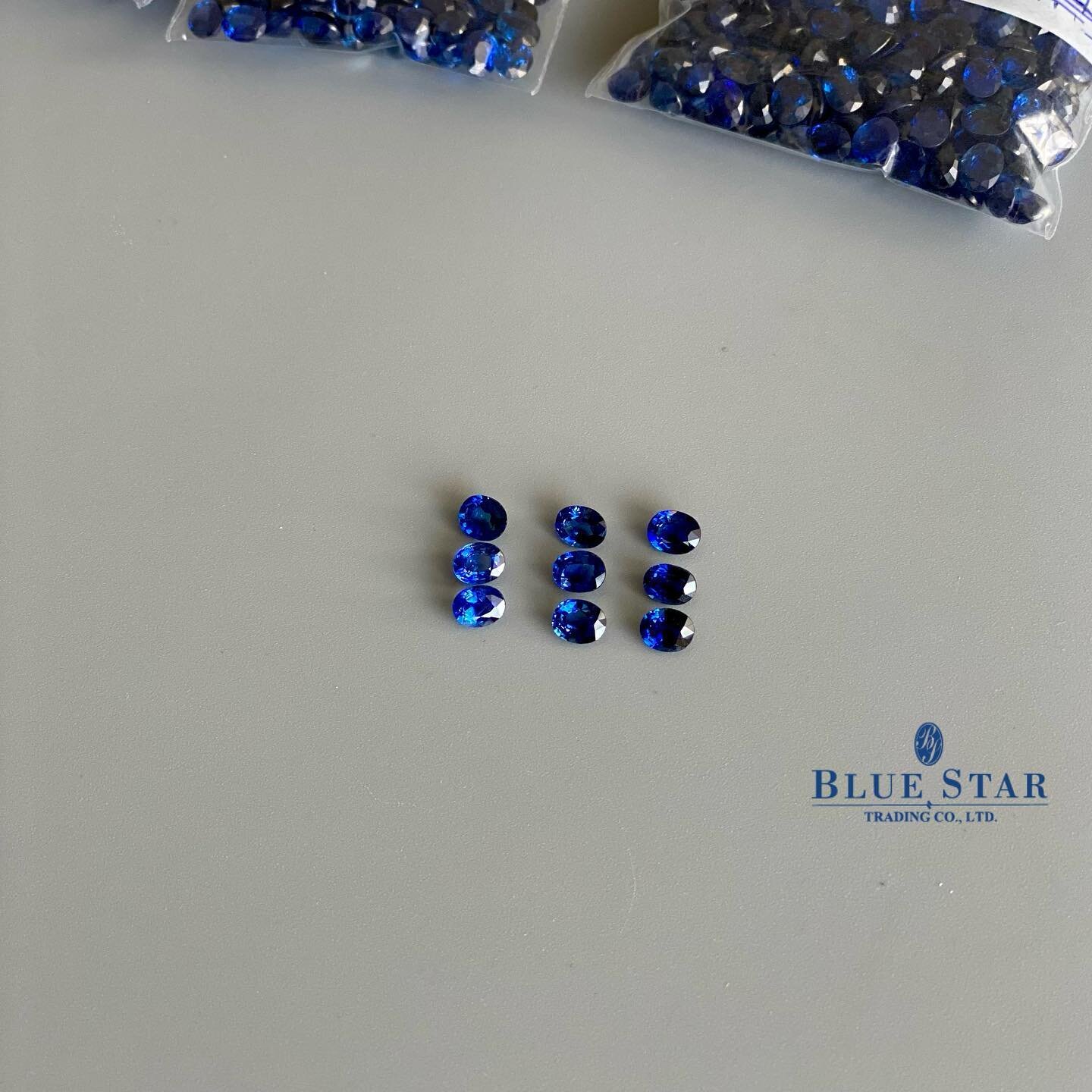 Ceylon blue sapphire 5x4 mm 
B10, B11, B12, eye-clean clarity. 

 _______________________________________

Blue Star Trading Co., Ltd - We are sapphire wholesaler and manufacturers for jewelry manufacturers and designers. 

Location: Jewelry Trade Ce
