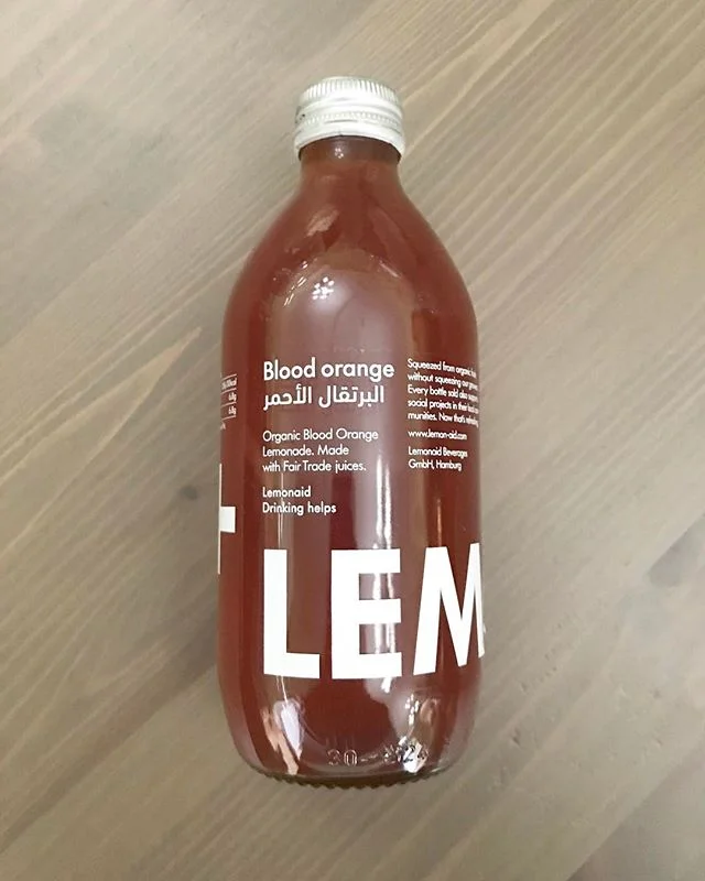 Organic and fair trade lemonade made from real juice. This delicious thirst quencher is perfect for any time of the day #yallavending