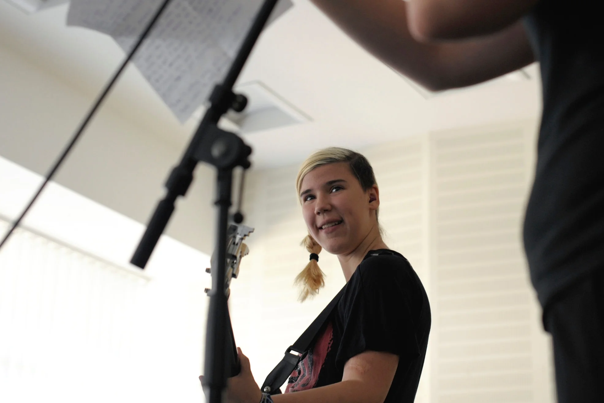Anna Samira deltok på den første internasjonale bandleiren i Berlin i 2018.