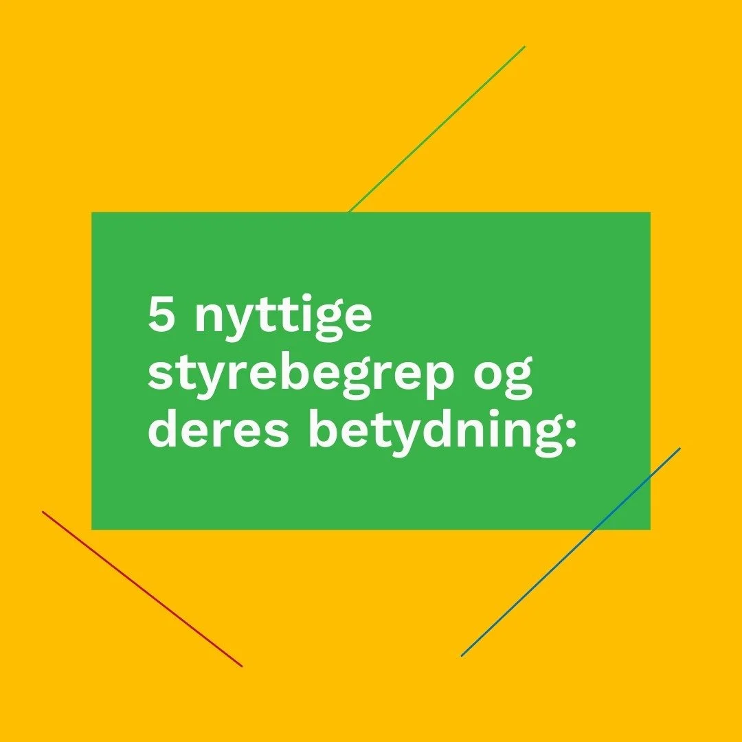 I Taktskifte jobber vi med temaer som identitet, representasjon, hvordan finne din plass og det &aring; bli h&oslash;rt i styrerommet. 

Her er noen styrebegrep det er nyttig &aring; kunne om man skal inn i sitt f&oslash;rste styreutvalg, tildelingsu