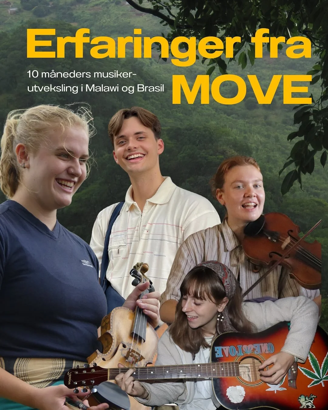 Nysgjerrig p&aring; musikkutvekslingen MOVE? 🌎

Les mer om prosjektet og deltakeres erfaringer p&aring; v&aring;re nettsider - s&oslash;k f&oslash;r 12. oktober for et annerledes 2026! 

Link i bio🪇