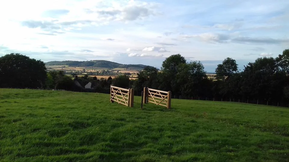 Two nice gates there, doing nowt, observed Linda Blackwell.